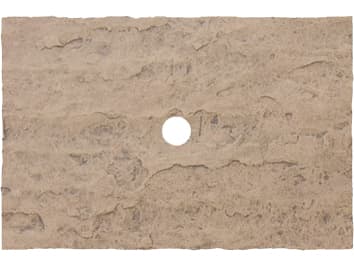 Homecrest Sandstone Faux Wx Rectangular Top with Umbrella Hole