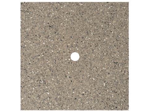 Homecrest Stonegate Square Table Top with Umbrella Hole
