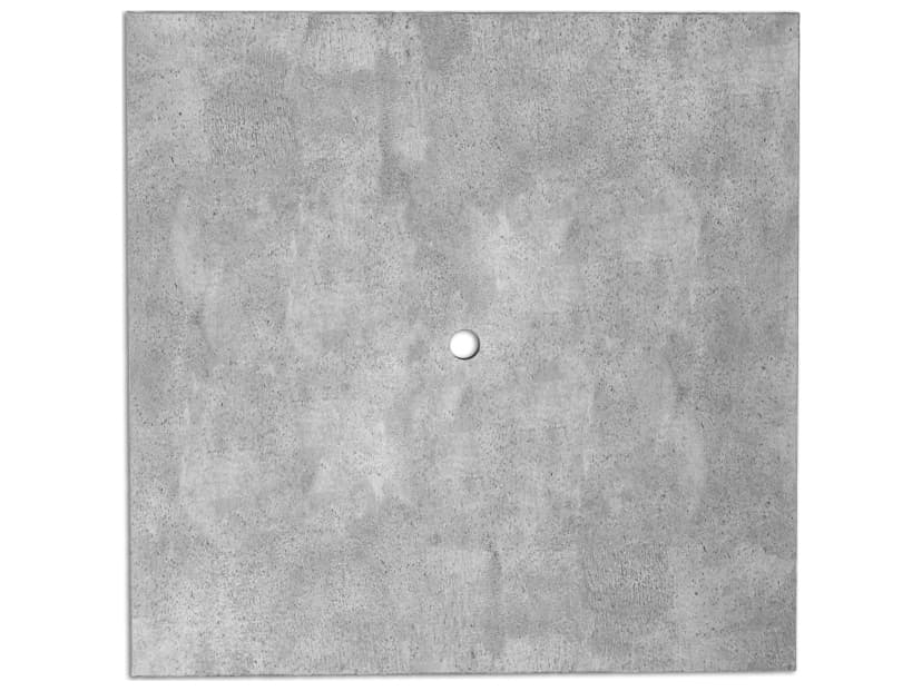 Homecrest Concrete Faux Stone Square Table Top with Umbrella Hole