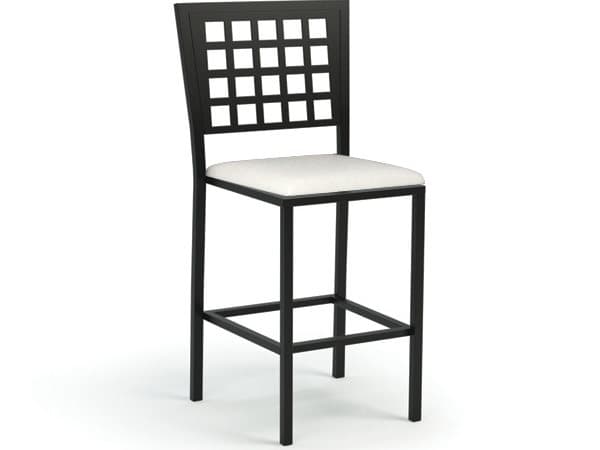 Homecrest Manhattan Steel Patio Counter Stool with Seat Pad