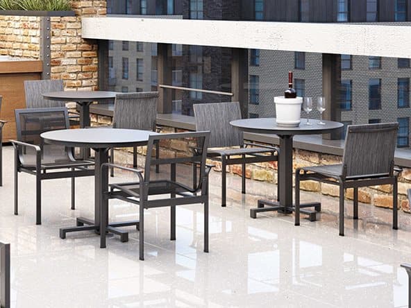 Homecrest Elevate Sling Aluminum Outdoor Dining Set