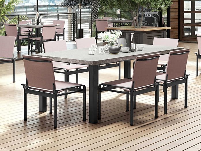 Homecrest Elevate Sling Aluminum Patio Dining Set