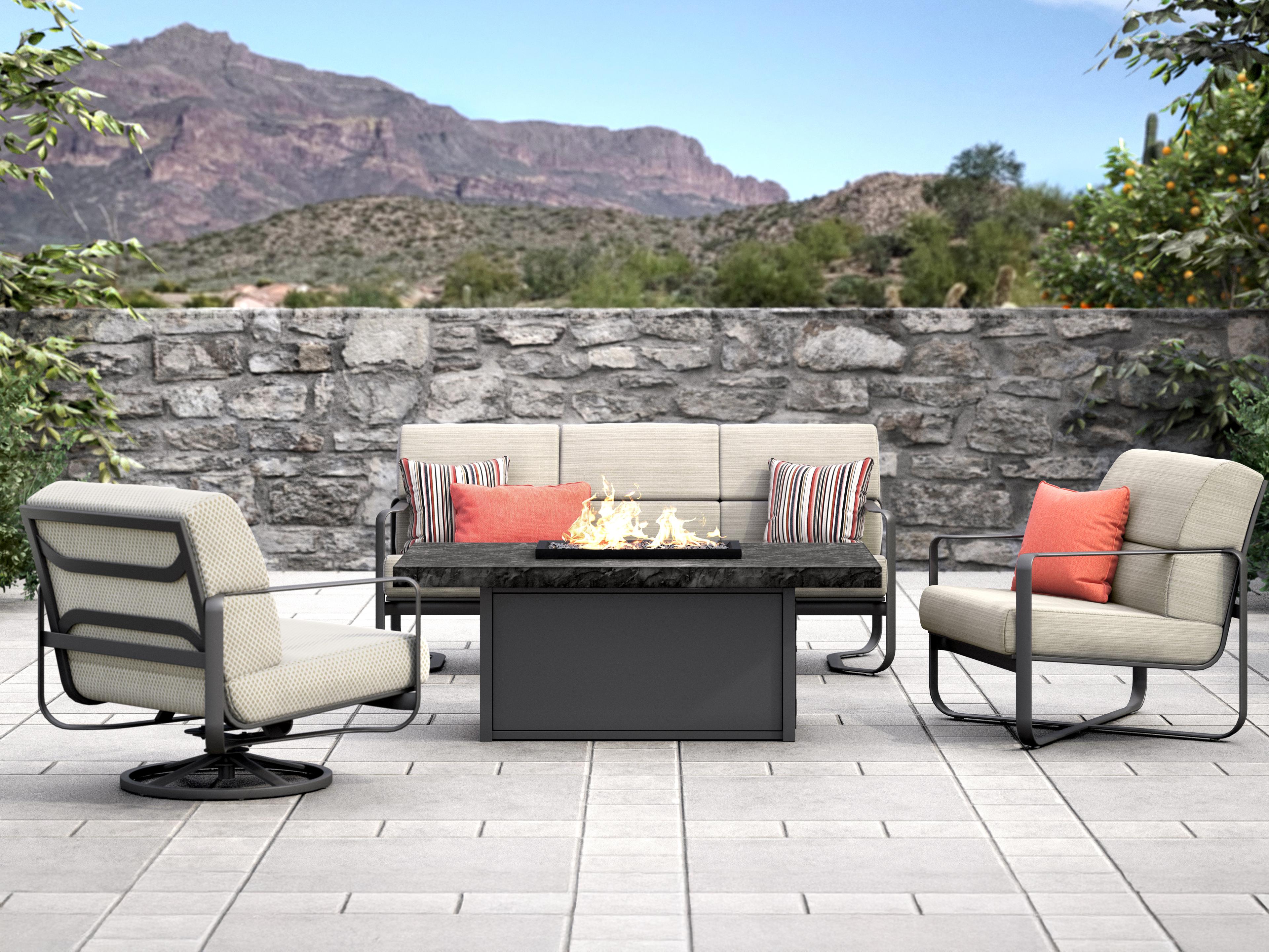 Homecrest Jaxon Cushion Aluminum Lounge Set