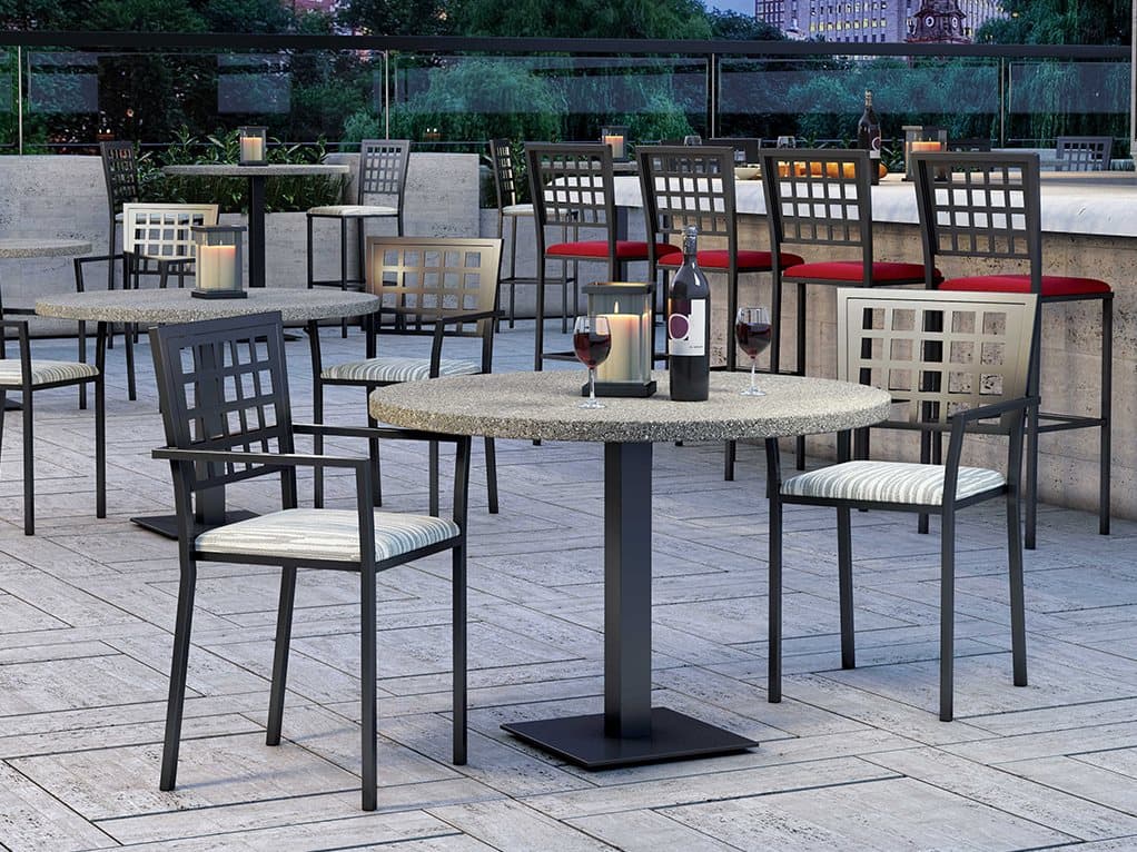Homecrest Manhattan Steel Outdoor Dining Set