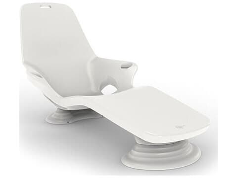 Homecrest In-pool Series Resin Chaise Lounge Lounge 2-pack with 4" Riser Combo