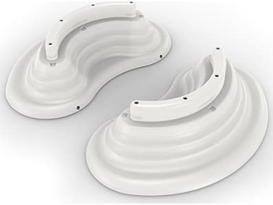 Homecrest In-pool Series Resin 4" Riser Set Only