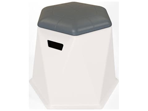 Homecrest In-pool Series Resin Hex Lounge Bench in 2 Pack