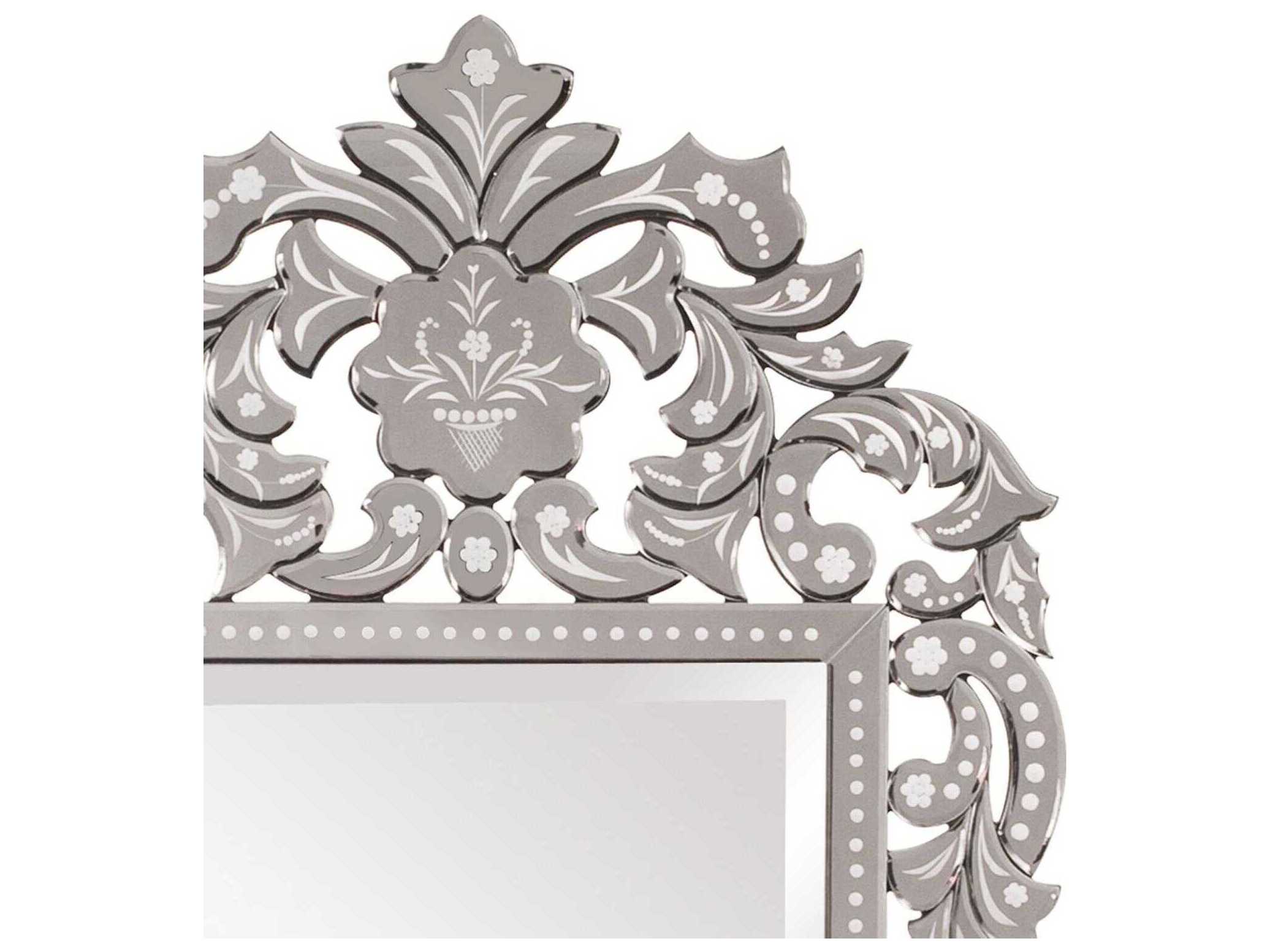Howard Elliott Regina Silver Wall Mirror