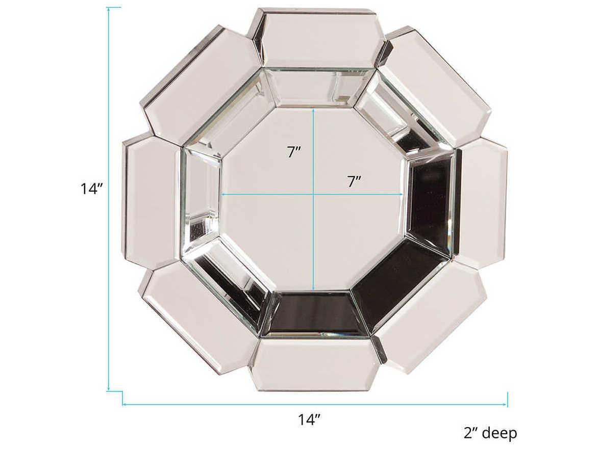 Howard Elliott Charisma Round Wall Mirror