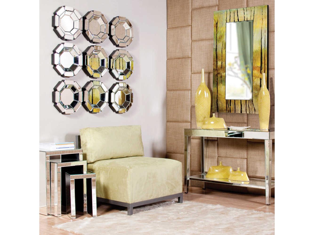 Howard Elliott Charisma Round Wall Mirror