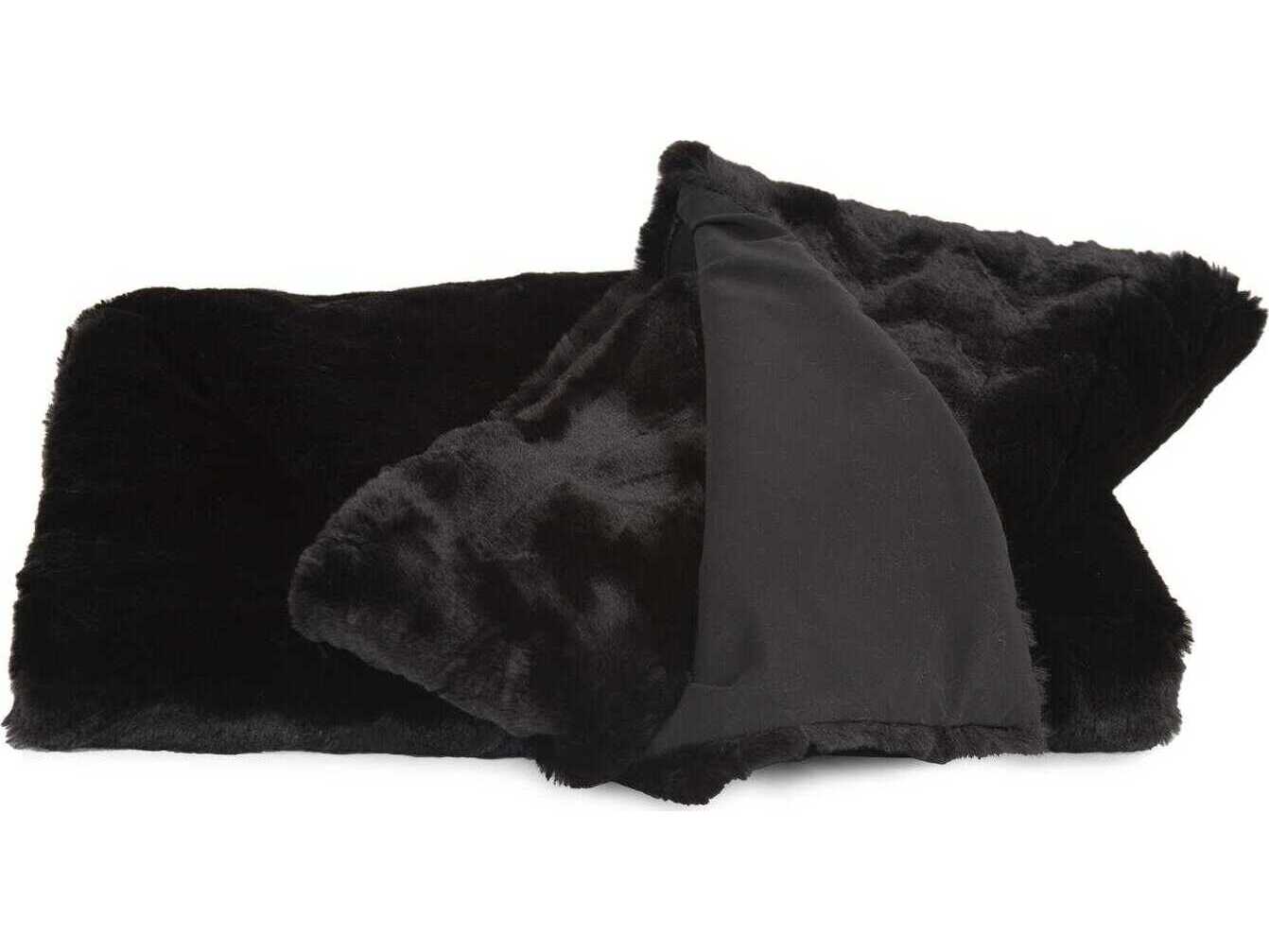 Howard Elliott Angora Ebony Throw