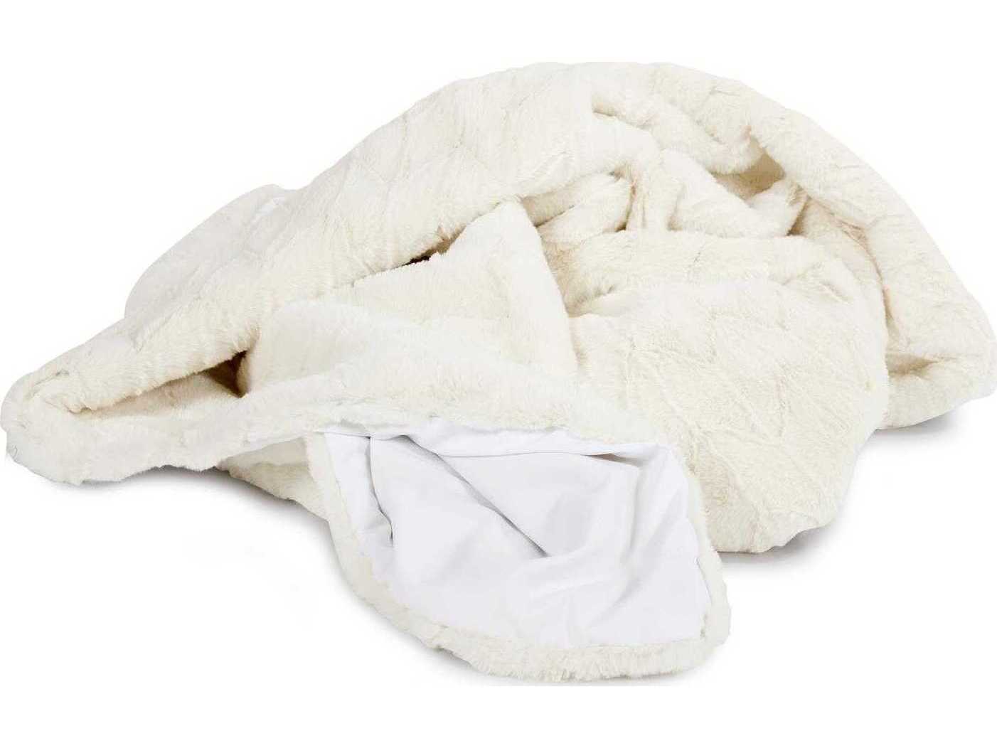 Howard Elliott Angora Natural Throw