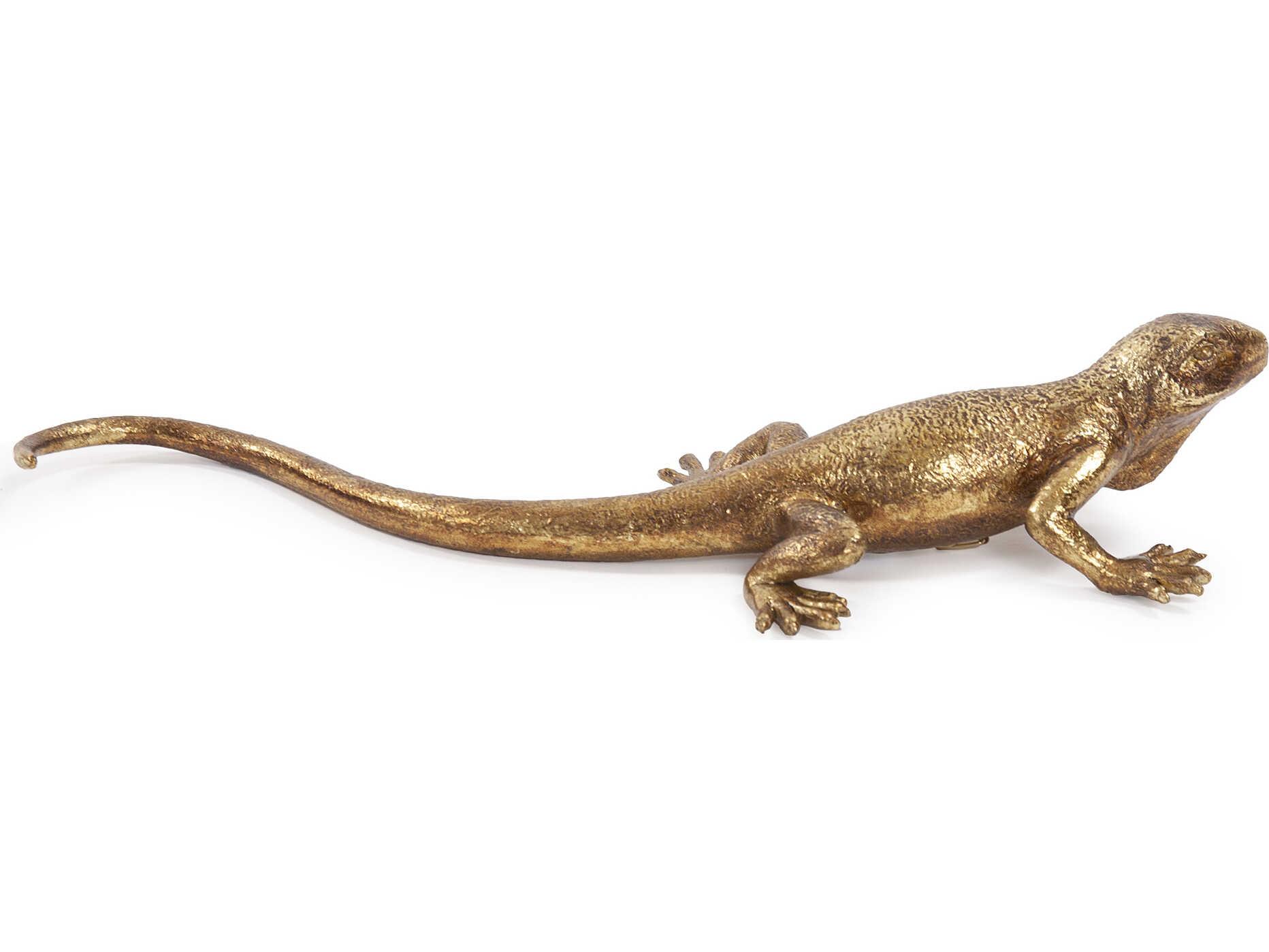 Howard Elliott Golden Lizard Wall Decor