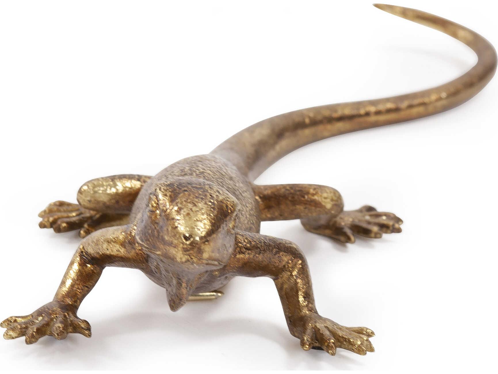 Howard Elliott Golden Lizard Wall Decor