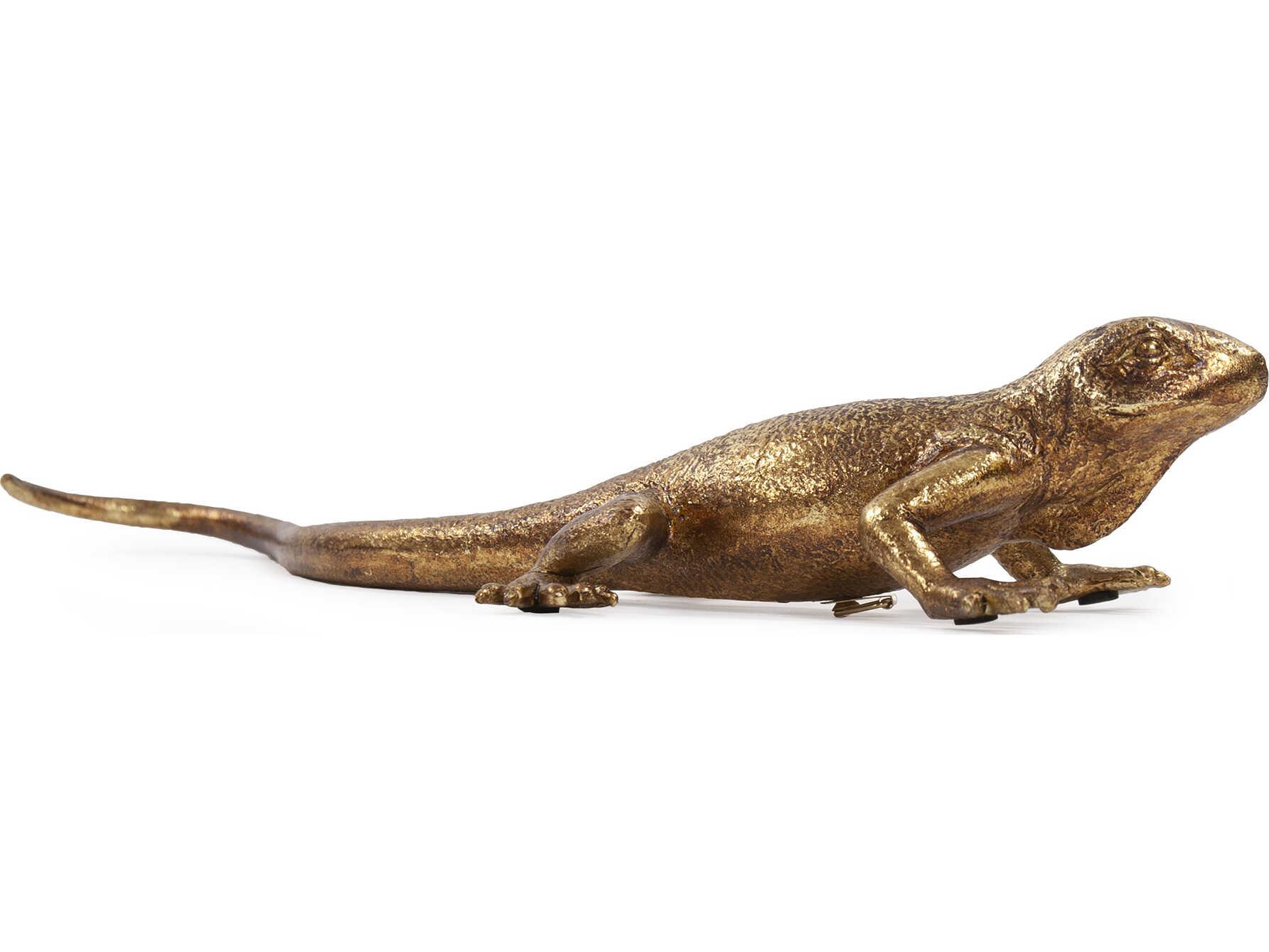 Howard Elliott Golden Lizard Wall Decor