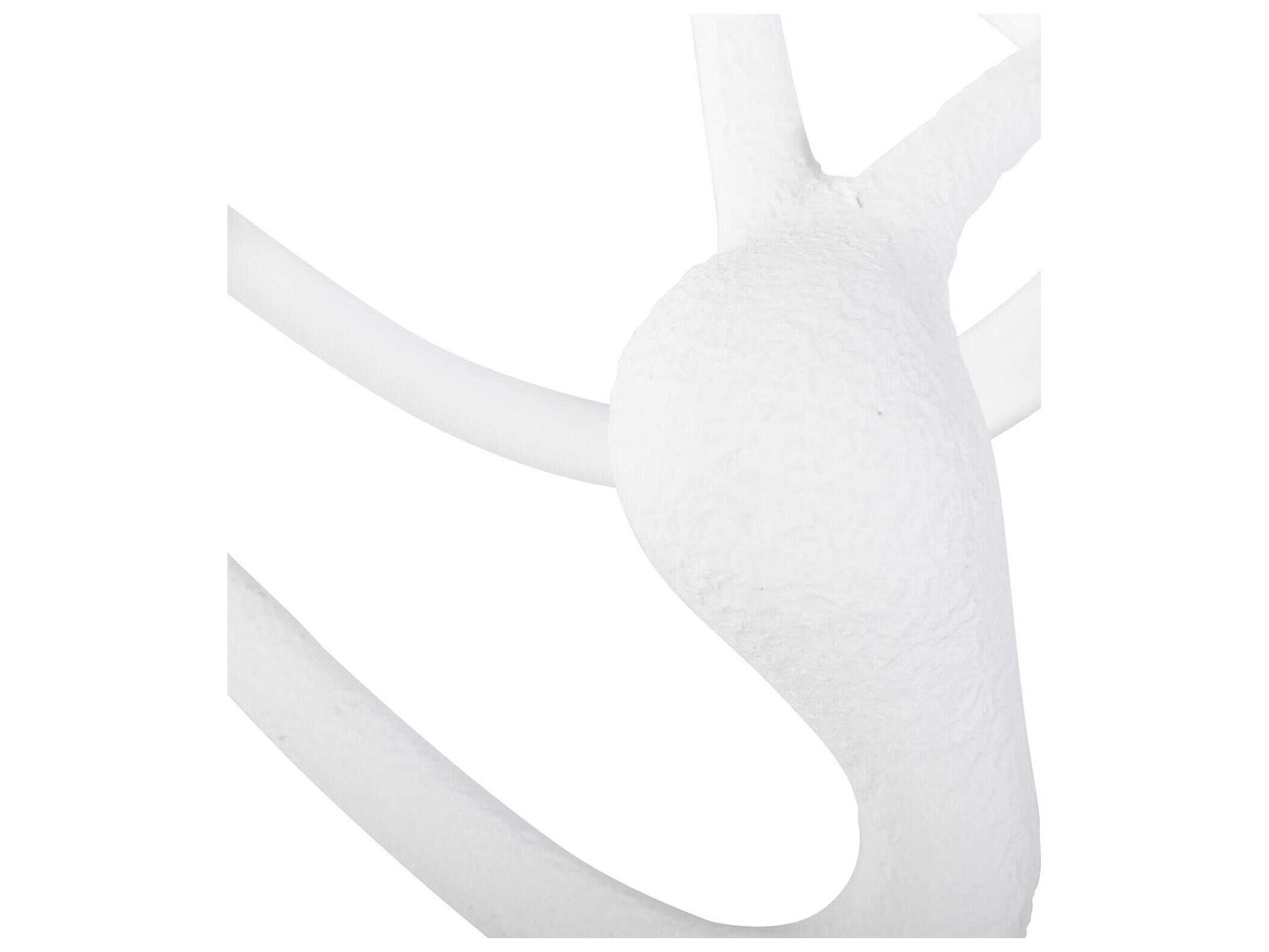 Howard Elliott Matte White Endro Abstract Sculpture