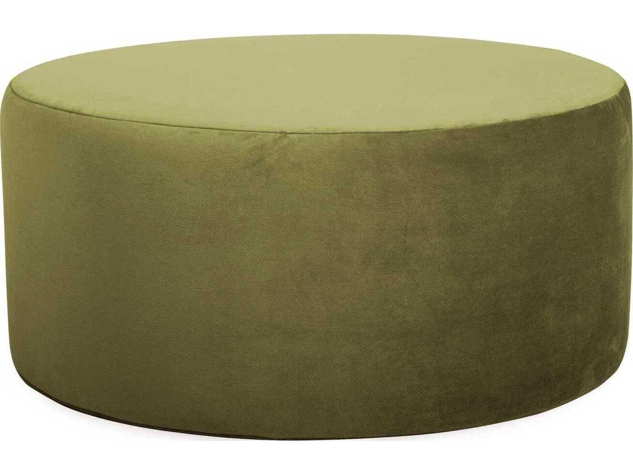 Howard Elliott Universal Upholstered Round Ottoman