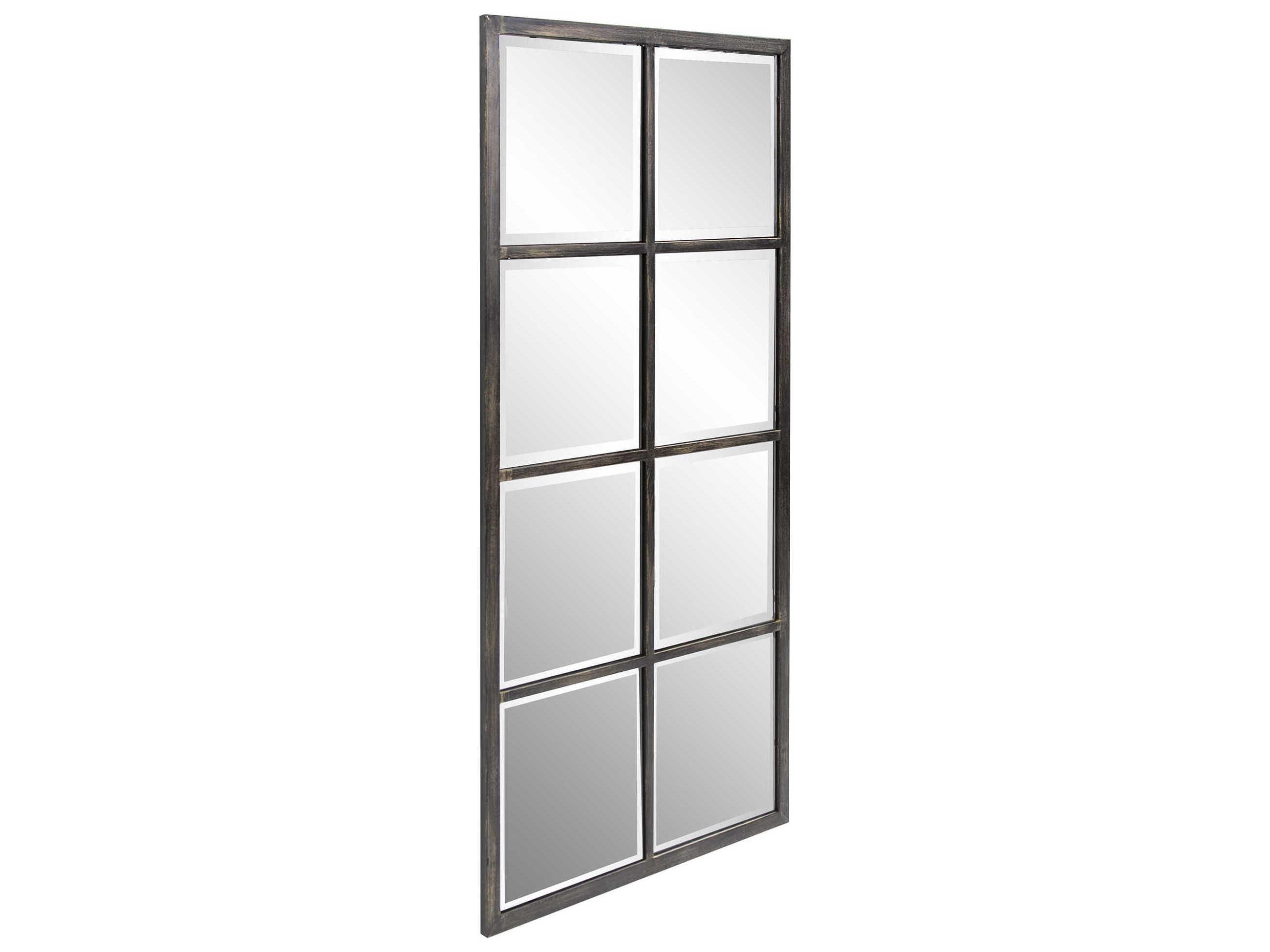 Howard Elliott Atrium Oil Rubbed Bronze Rectangular Wall Mirror