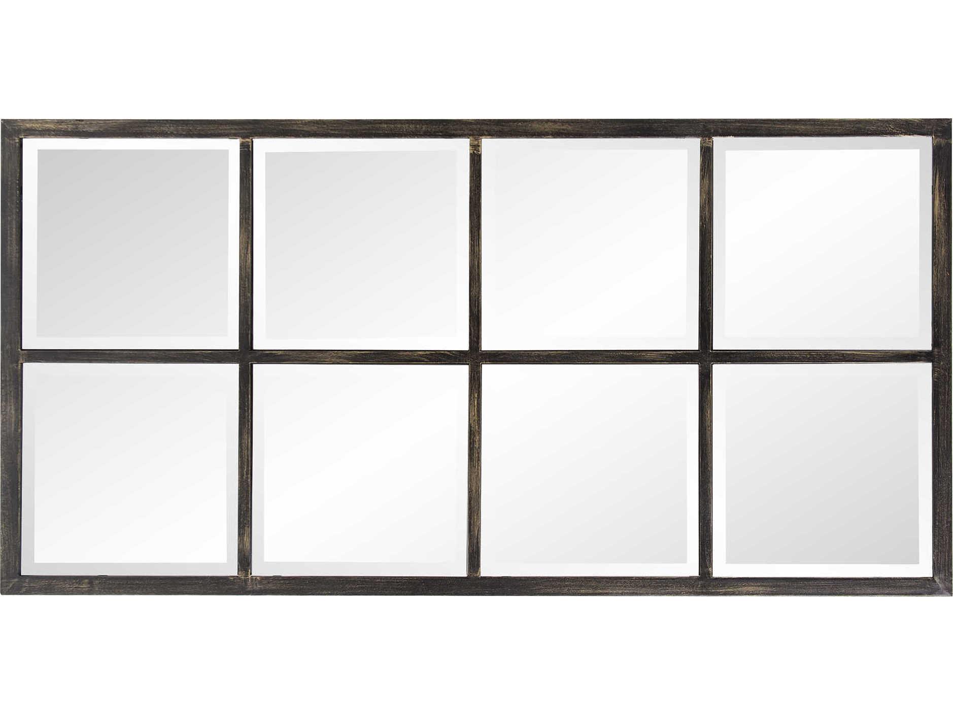 Howard Elliott Atrium Oil Rubbed Bronze Rectangular Wall Mirror