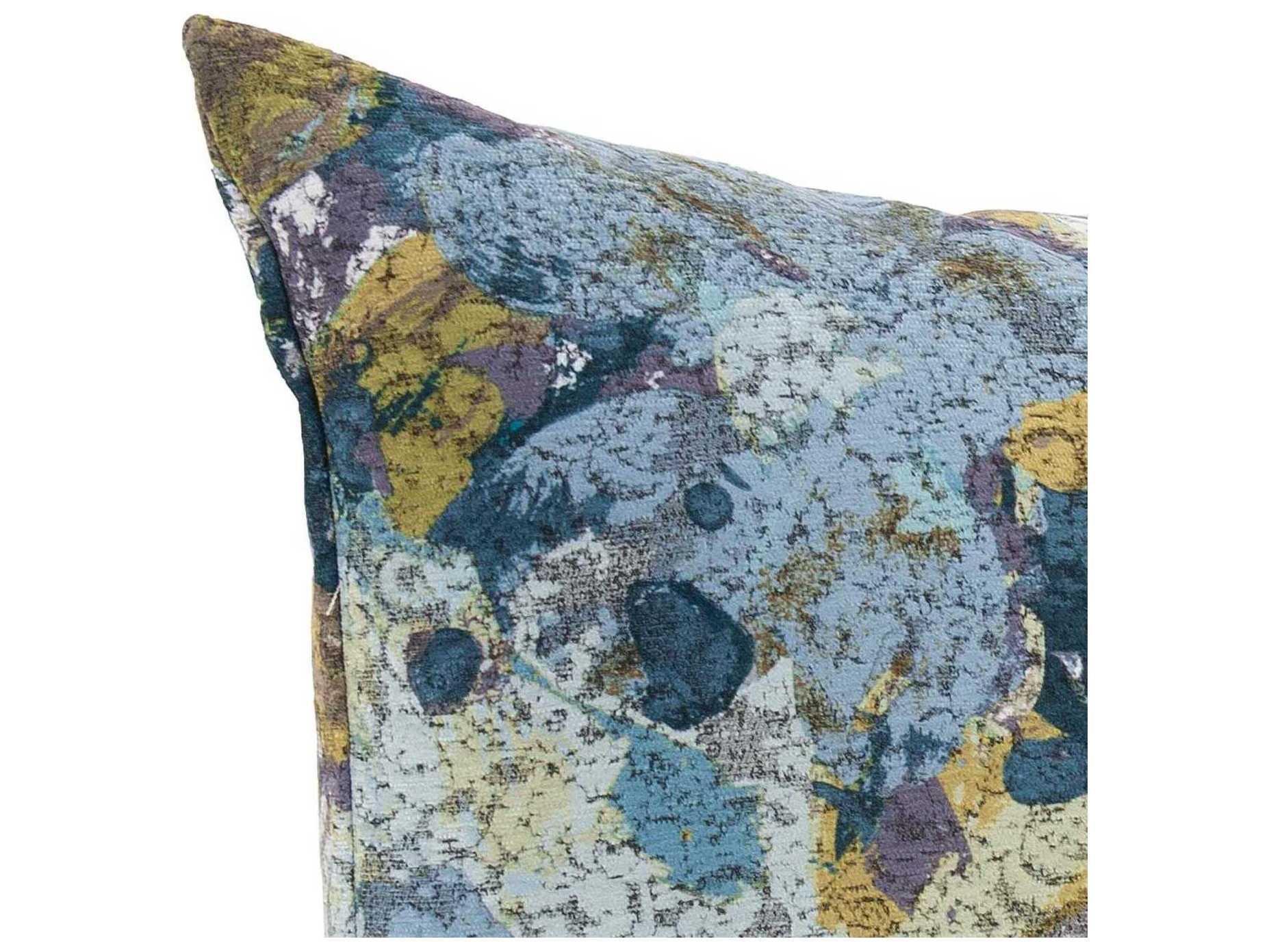 Howard Elliott Stanton Turquoise Pillow