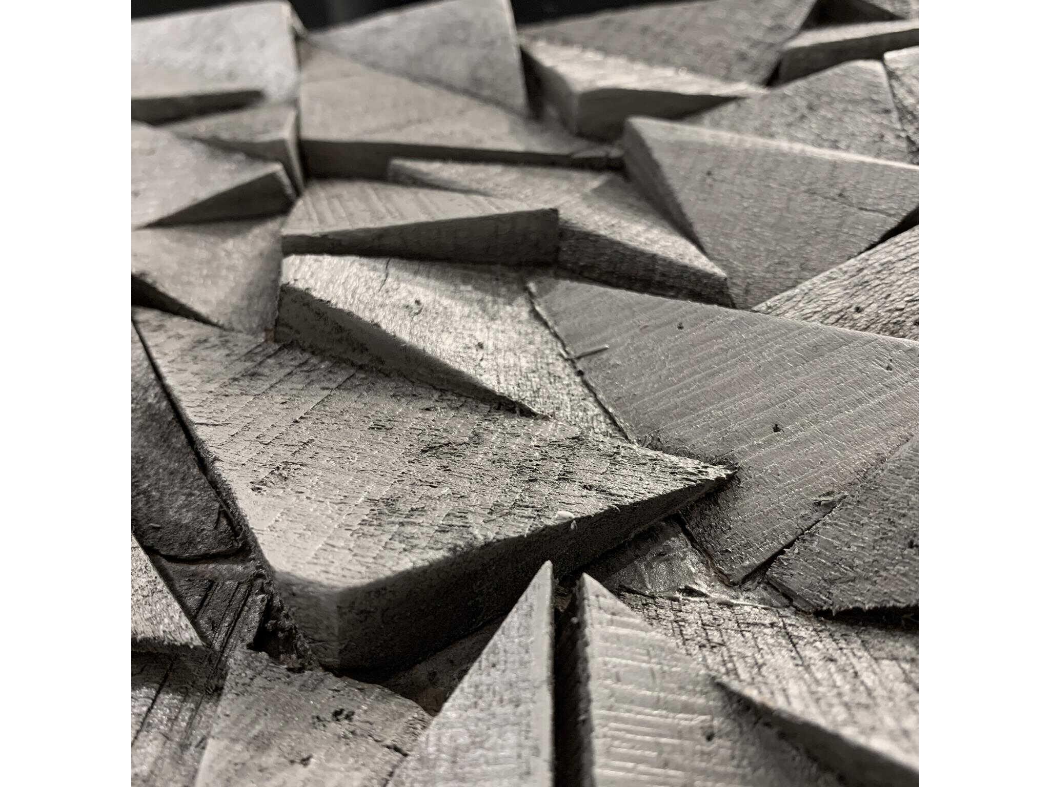 Howard Elliott Pablo Gray Round Wall Mirror