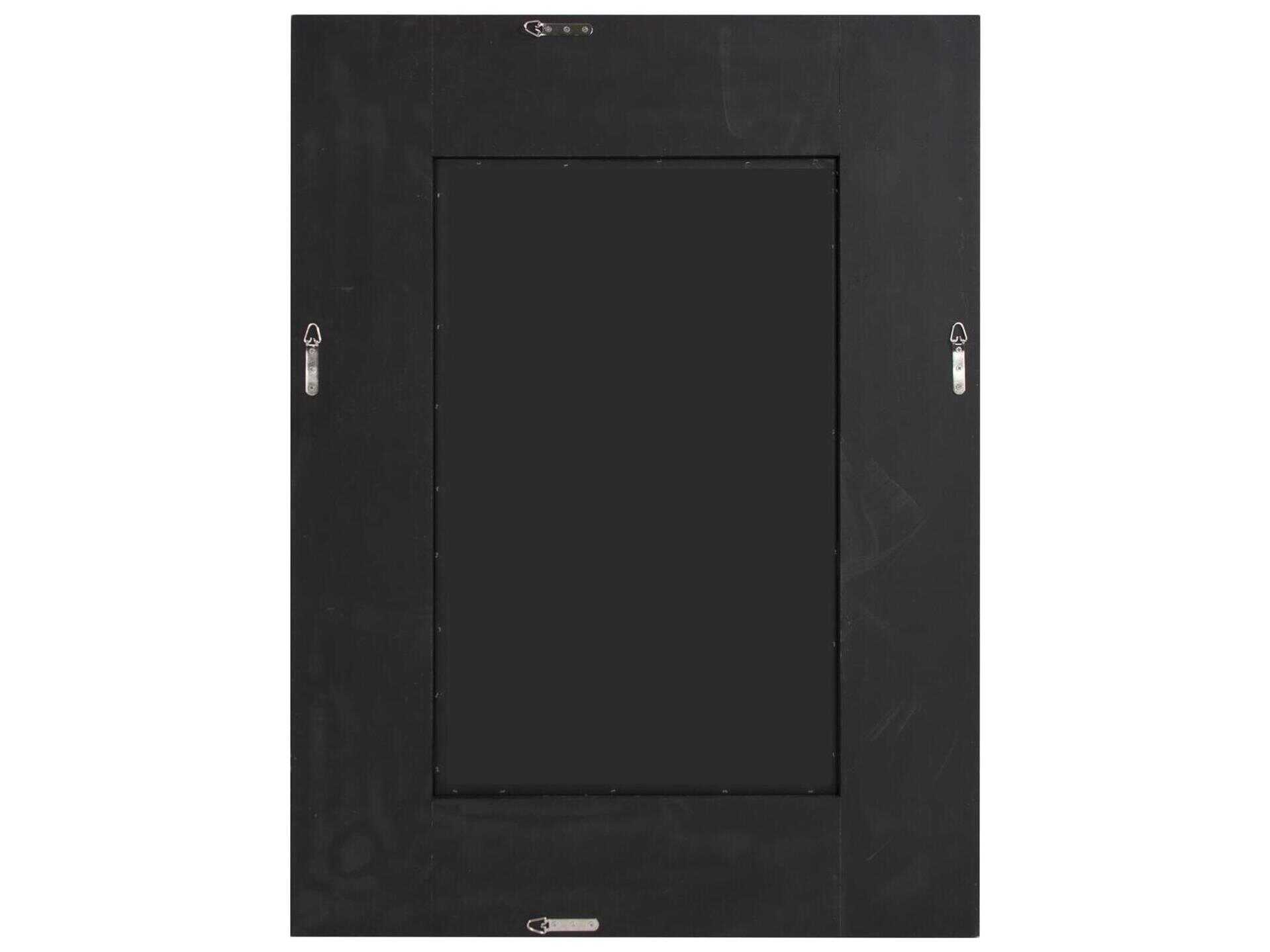 Howard Elliott Pablo Gray Rectangular Wall Mirror