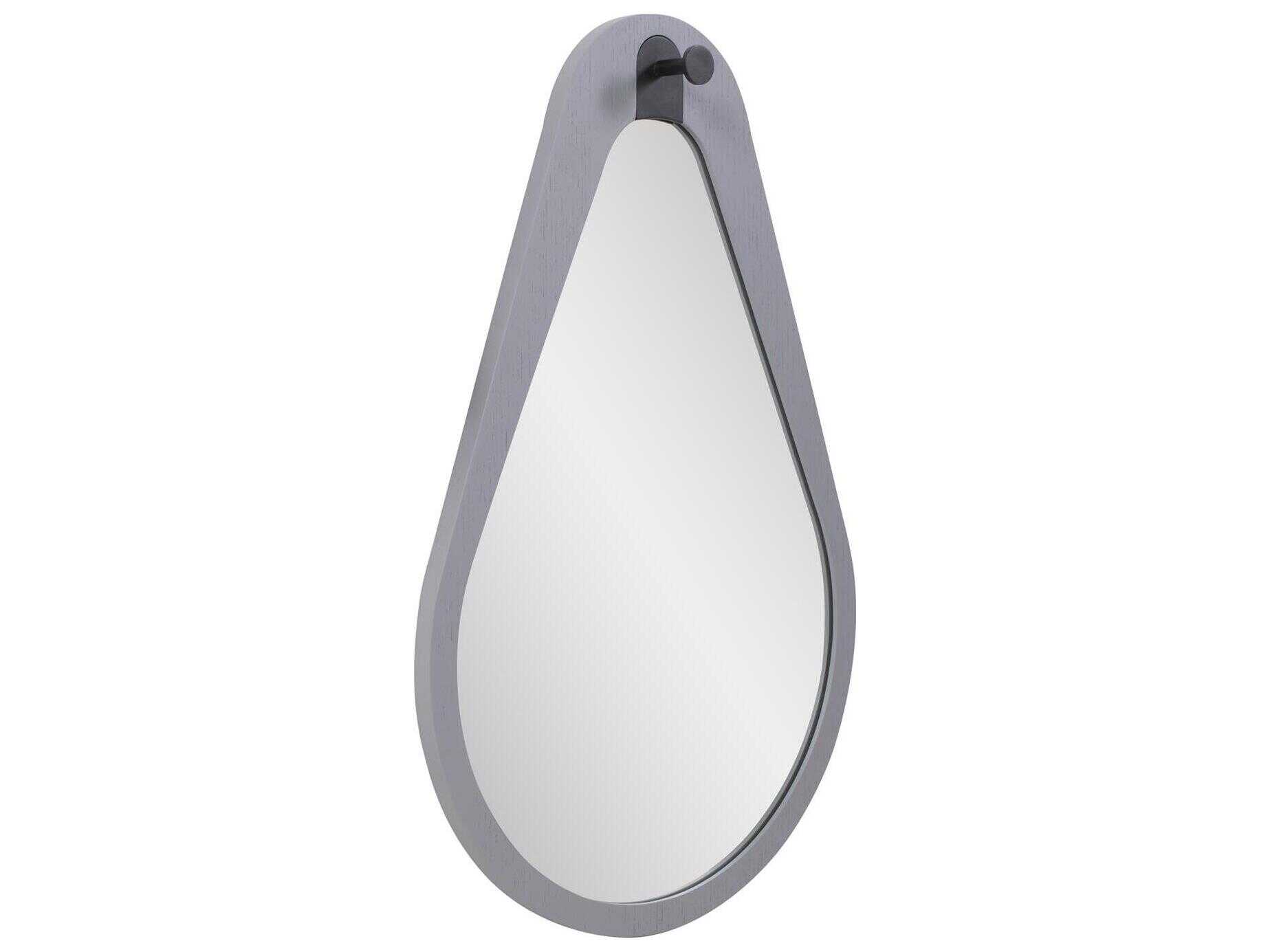 Howard Elliott Saldar Gray Black Wall Mirror