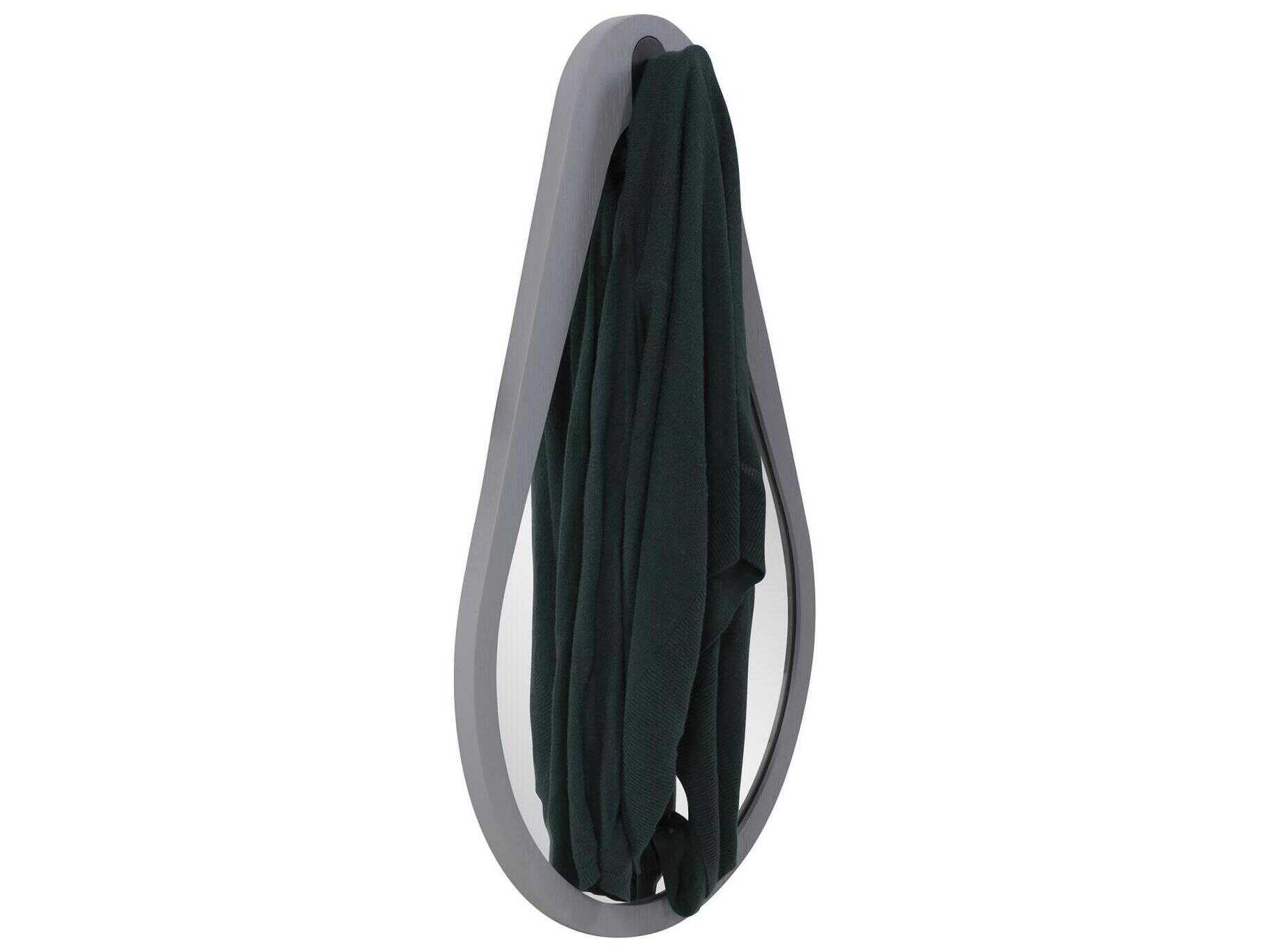 Howard Elliott Saldar Gray Black Wall Mirror