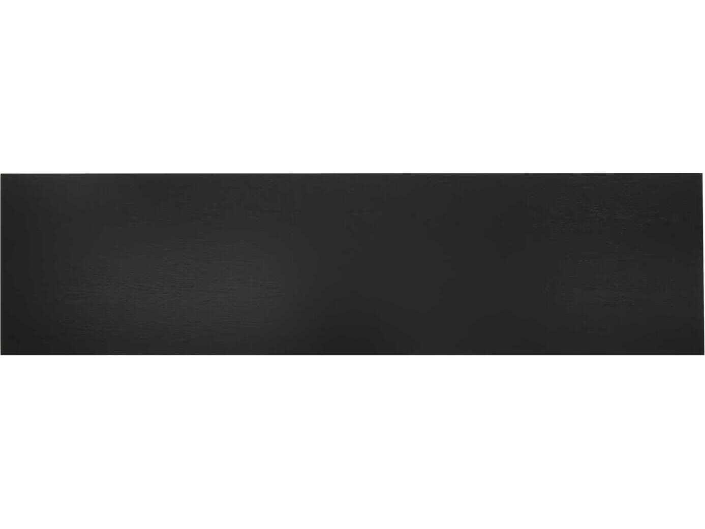 Howard Elliott Panton Rectangular Wood Ebony Console Table