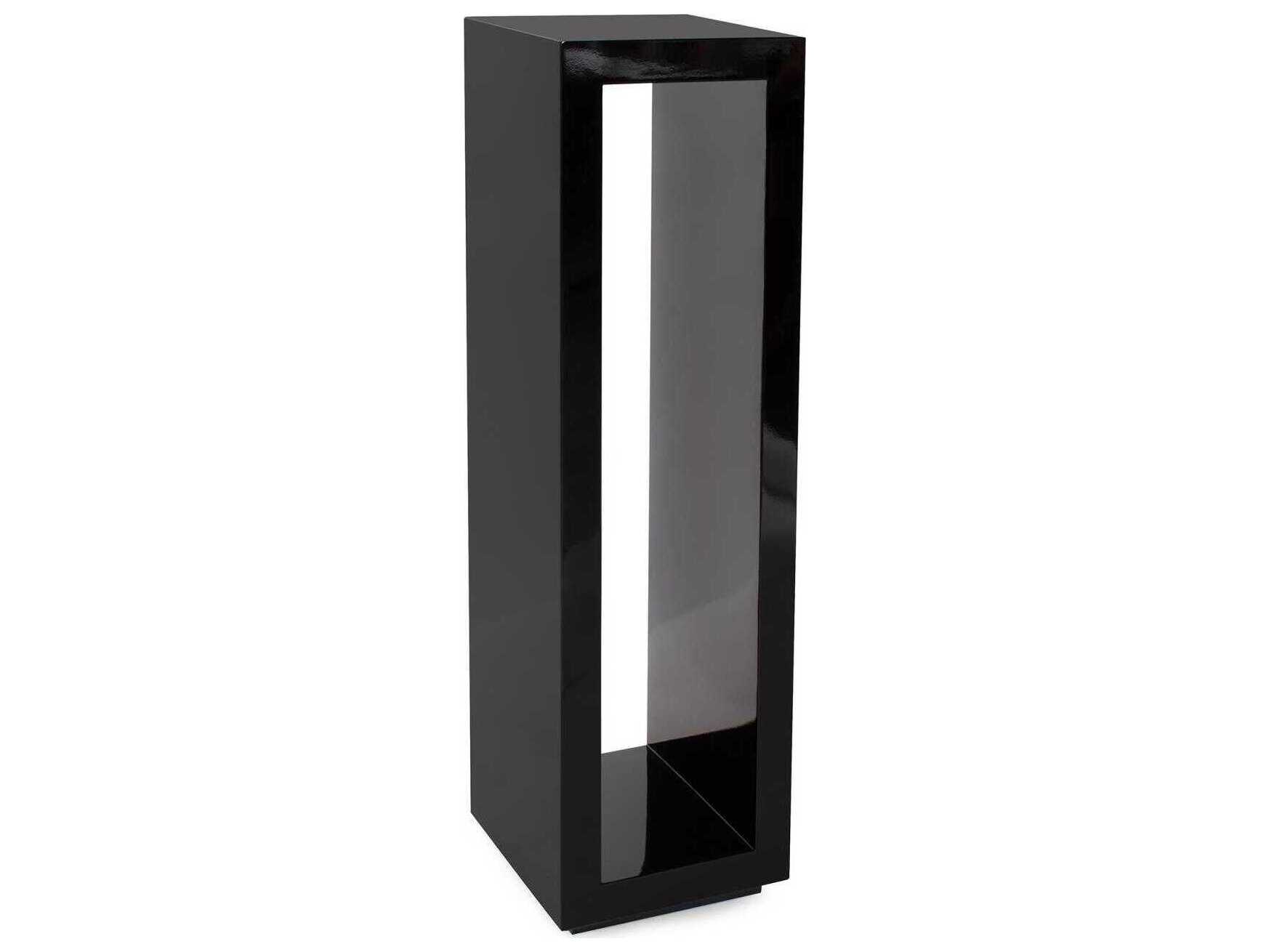 Howard Elliott Nero Square Wood Glossy Black End Table
