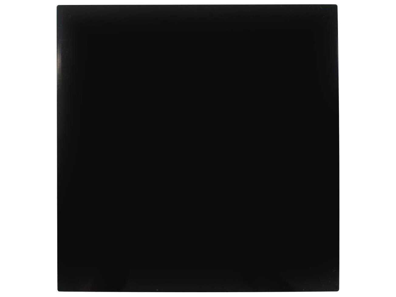 Howard Elliott Nero Square Wood Glossy Black End Table