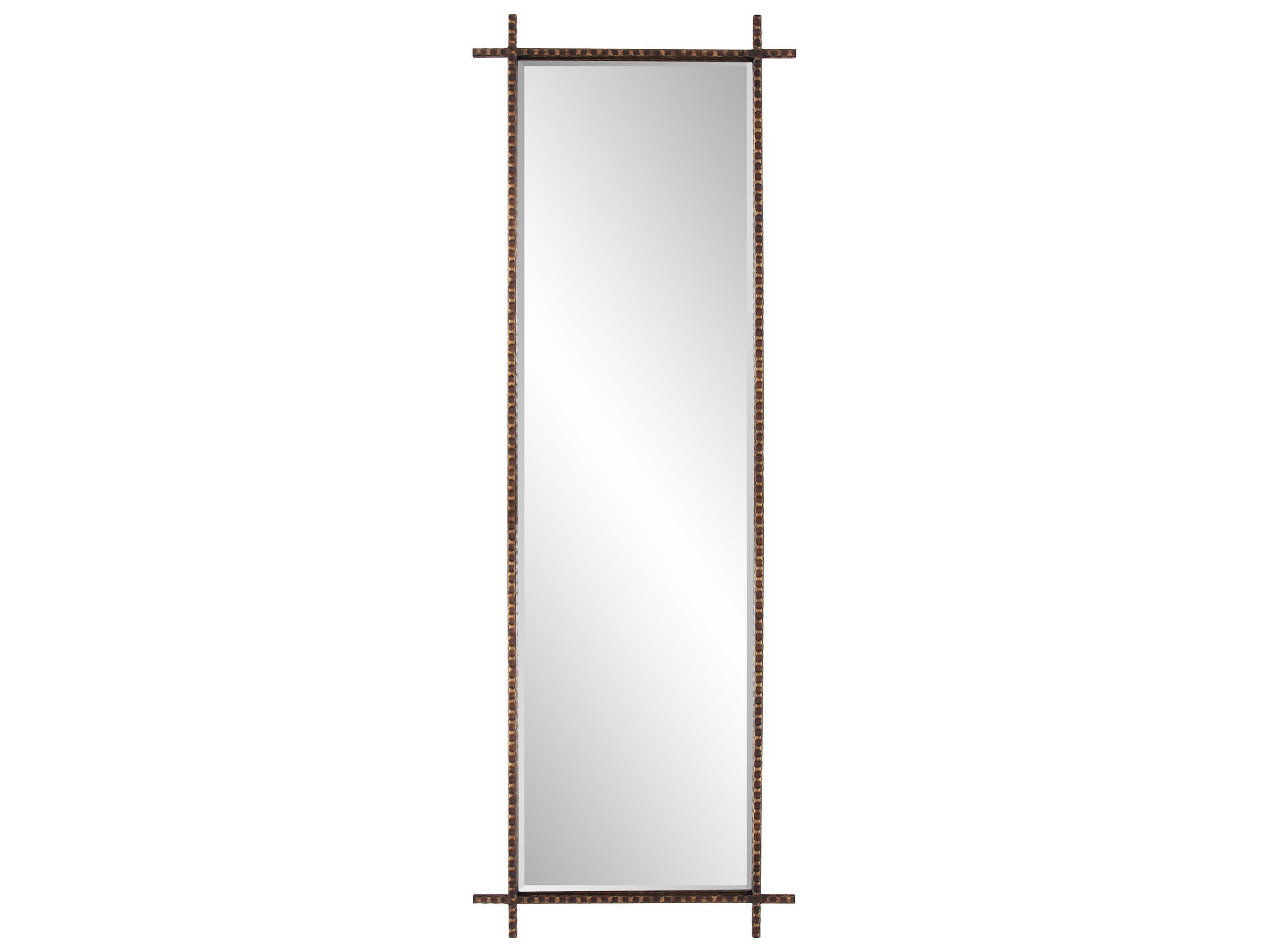 Howard Elliott Isarno Antique Bronze Rectangular Wall Mirror