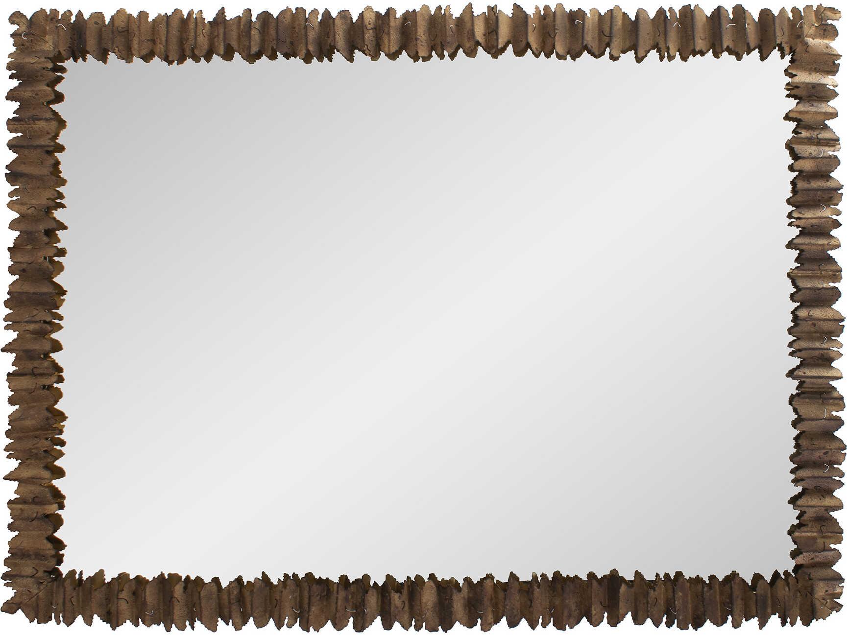 Howard Elliott Albert Bronze Rectangular Wall Mirror