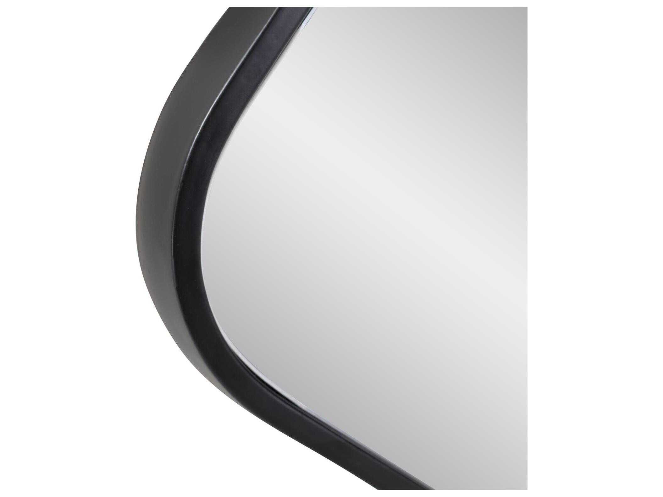 Howard Elliott Hudson Black Square Wall Mirror