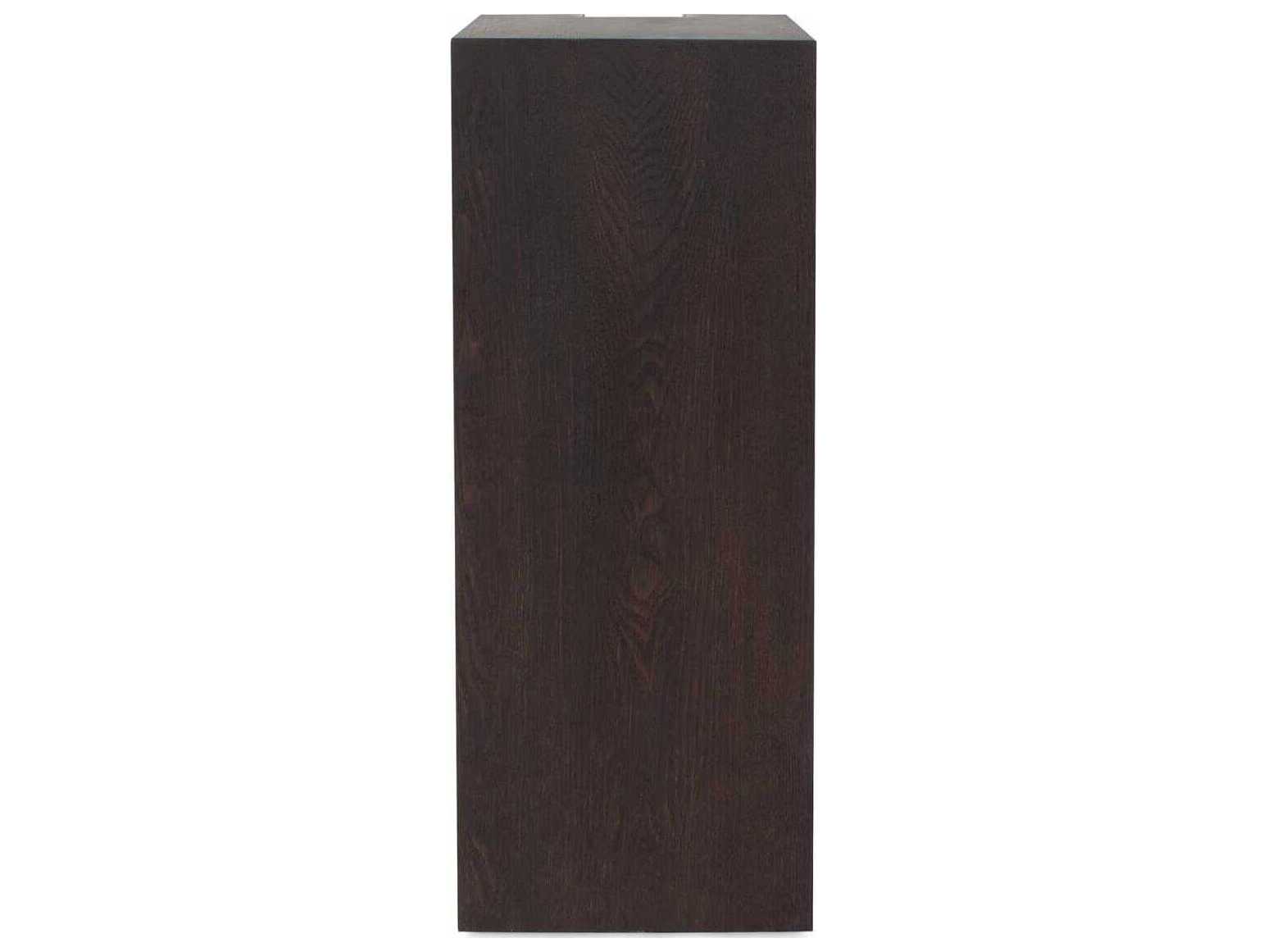 Howard Elliott Bertoia Rectangular Wood Walnut End Table