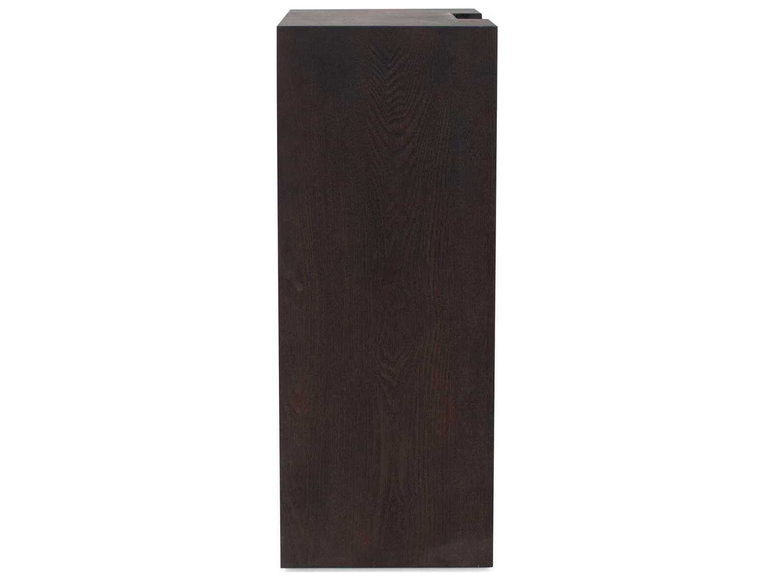 Howard Elliott Bertoia Rectangular Wood Walnut End Table