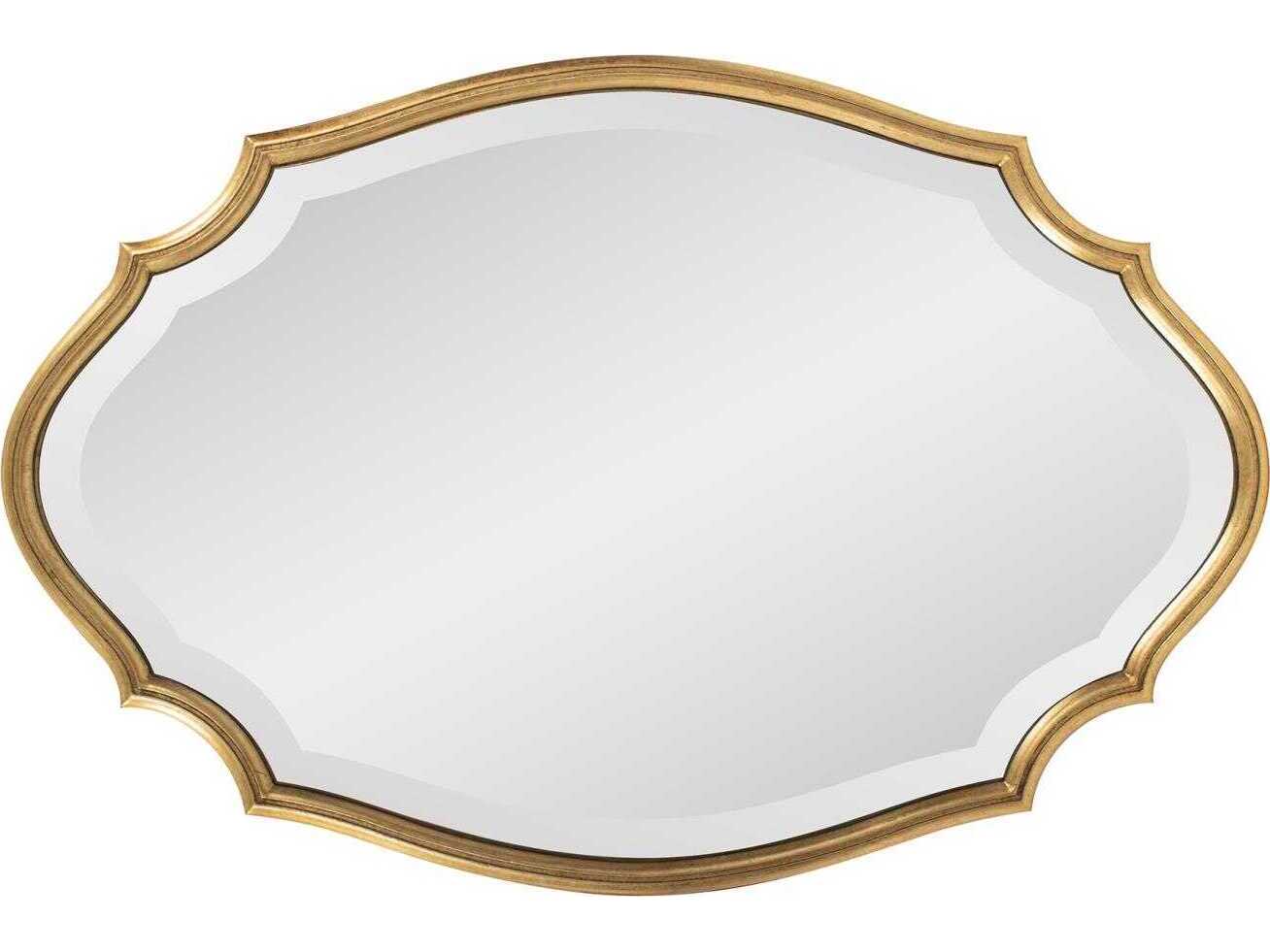 Howard Elliott Sabien Country Gold Oval Wall Mirror