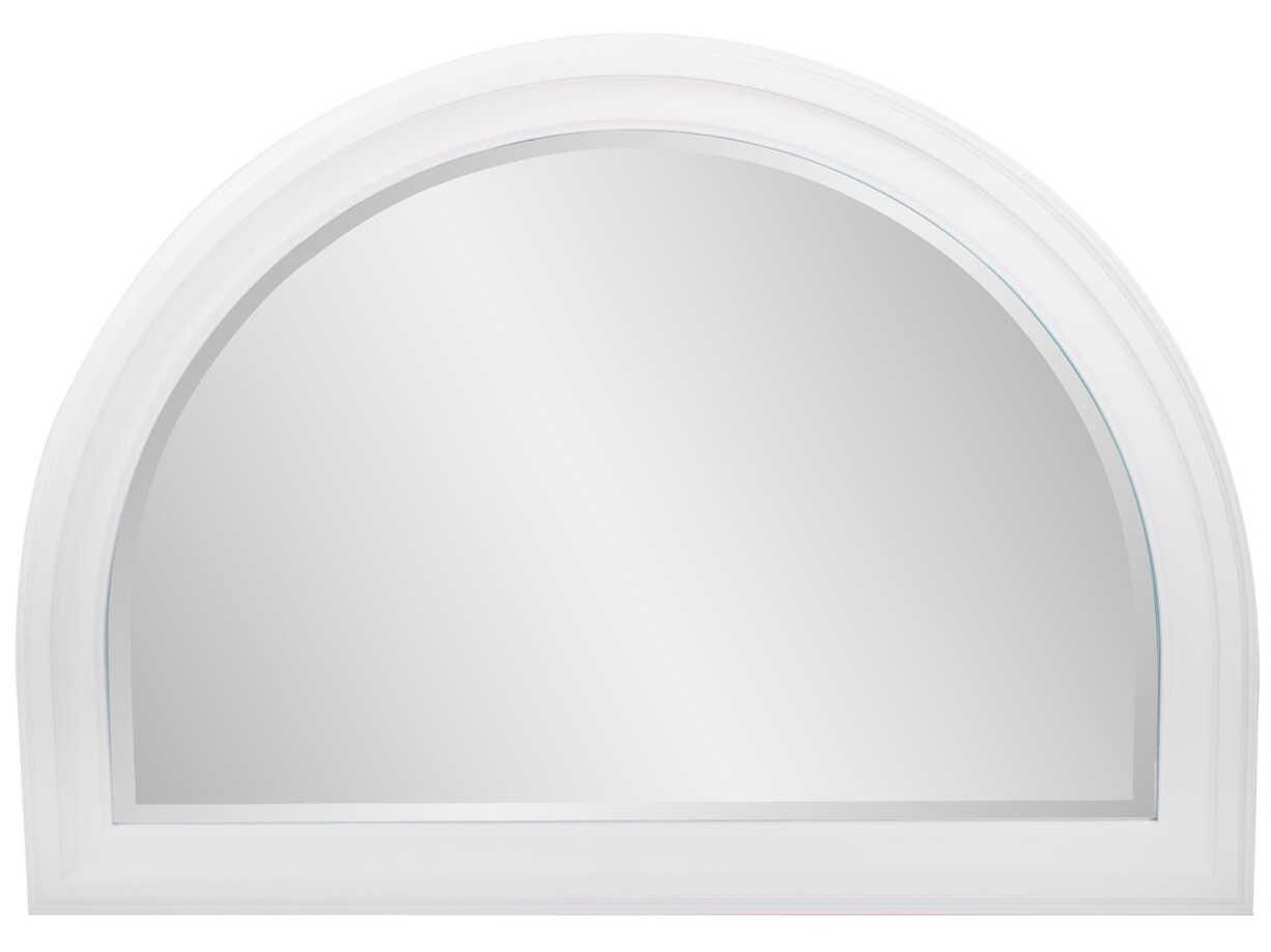 Howard Elliott George White Arched Wall Mirror