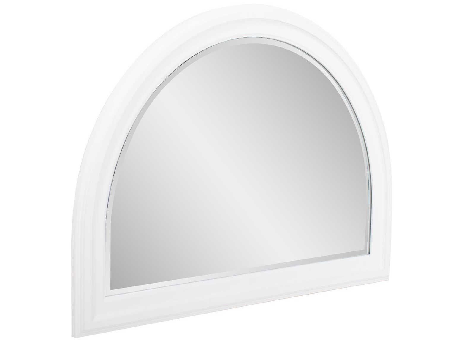 Howard Elliott George White Arched Wall Mirror