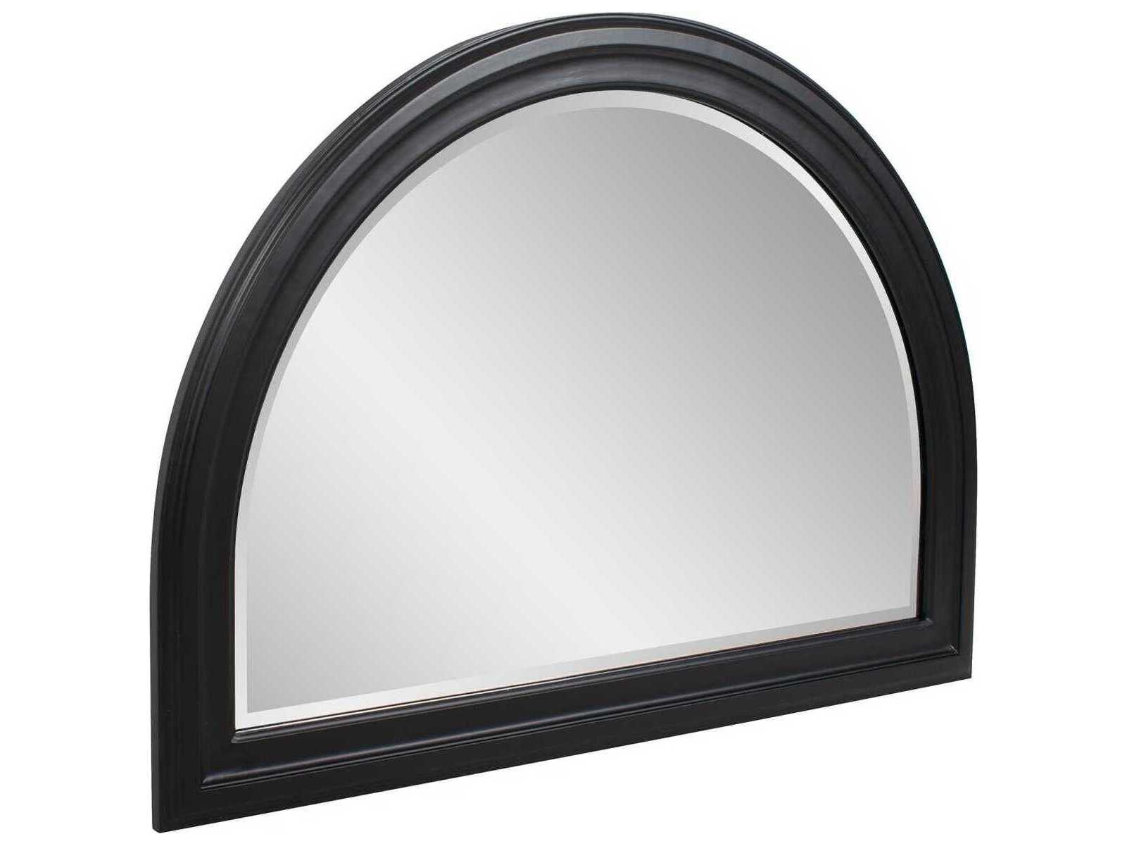 Howard Elliott George Black Arched Wall Mirror
