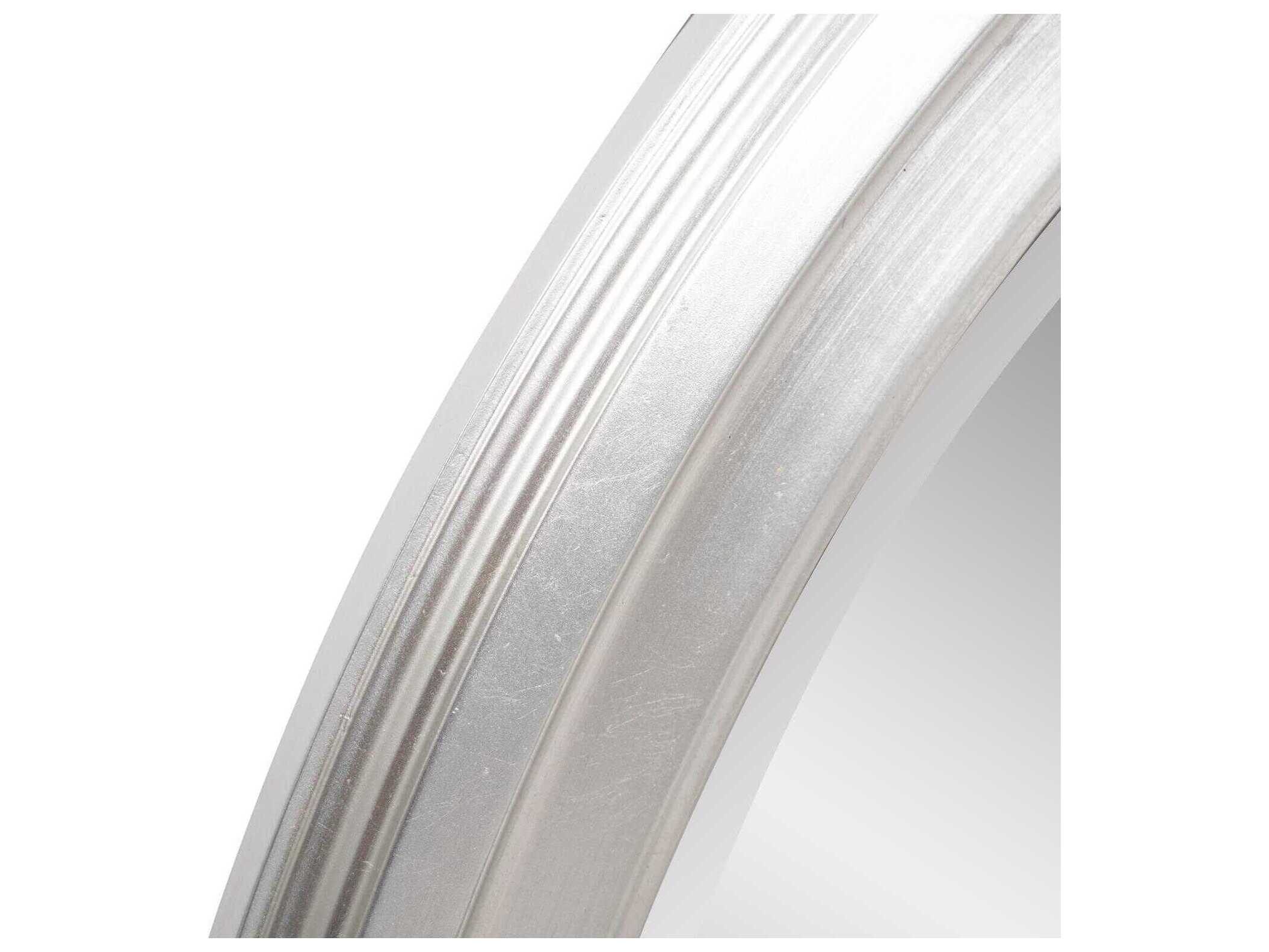 Howard Elliott George Bright Silver Arched Wall Mirror