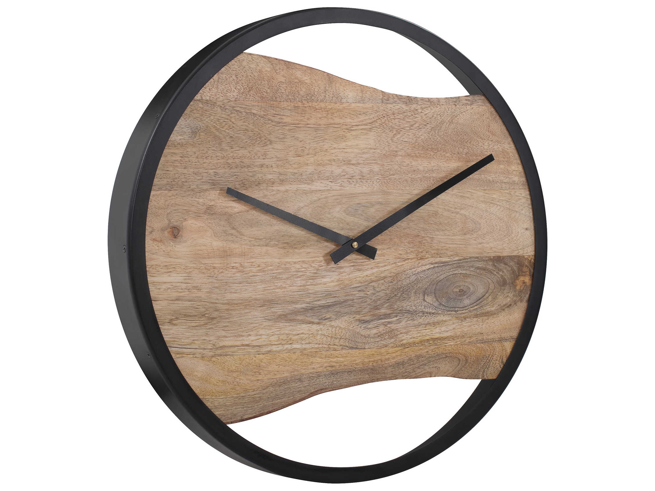 Howard Elliott Live Edge Round Clock