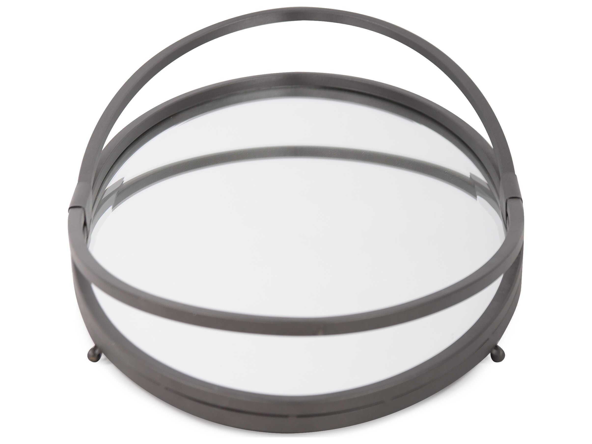 Howard Elliott Oval Graphite Serving Tray