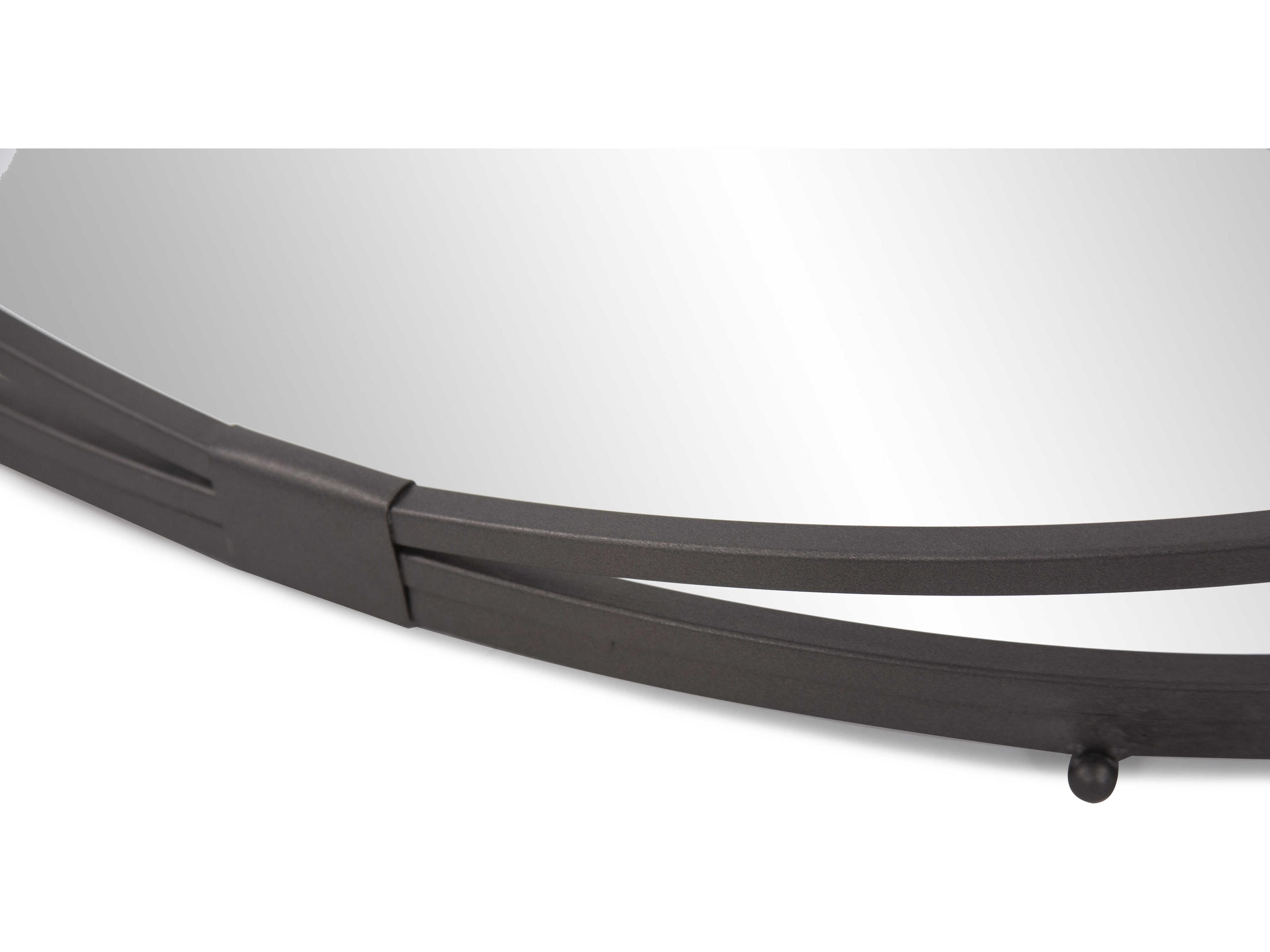 Howard Elliott Oval Graphite Serving Tray