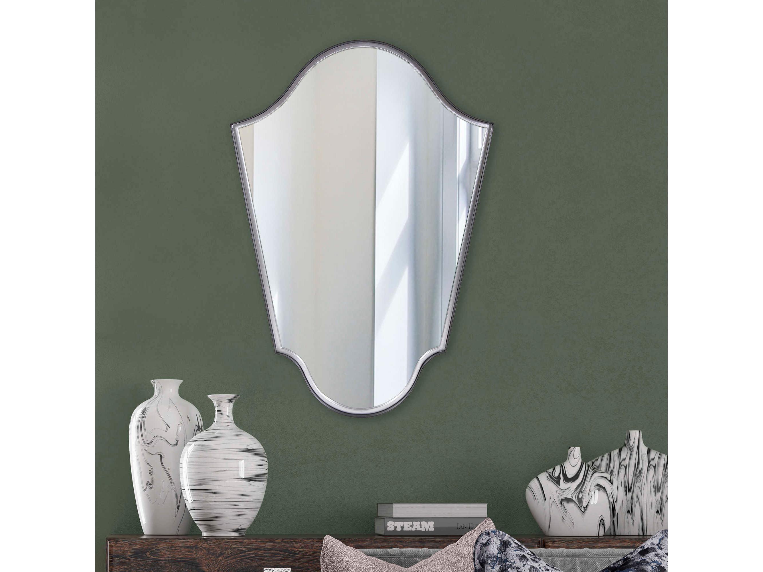 Howard Elliott Gentry Graphite Wall Mirror
