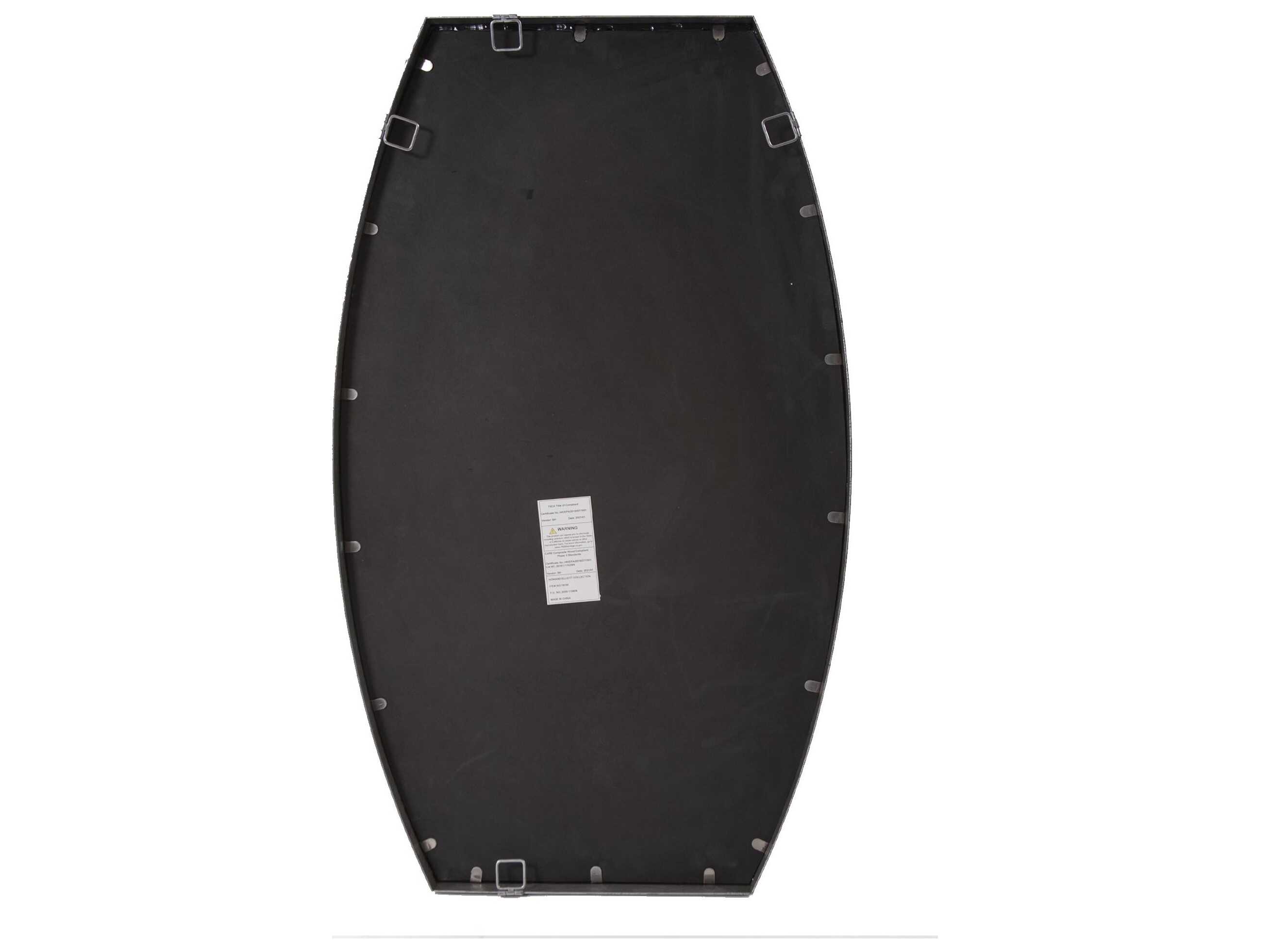 Howard Elliott Mathis Vintage Silver Wall Mirror