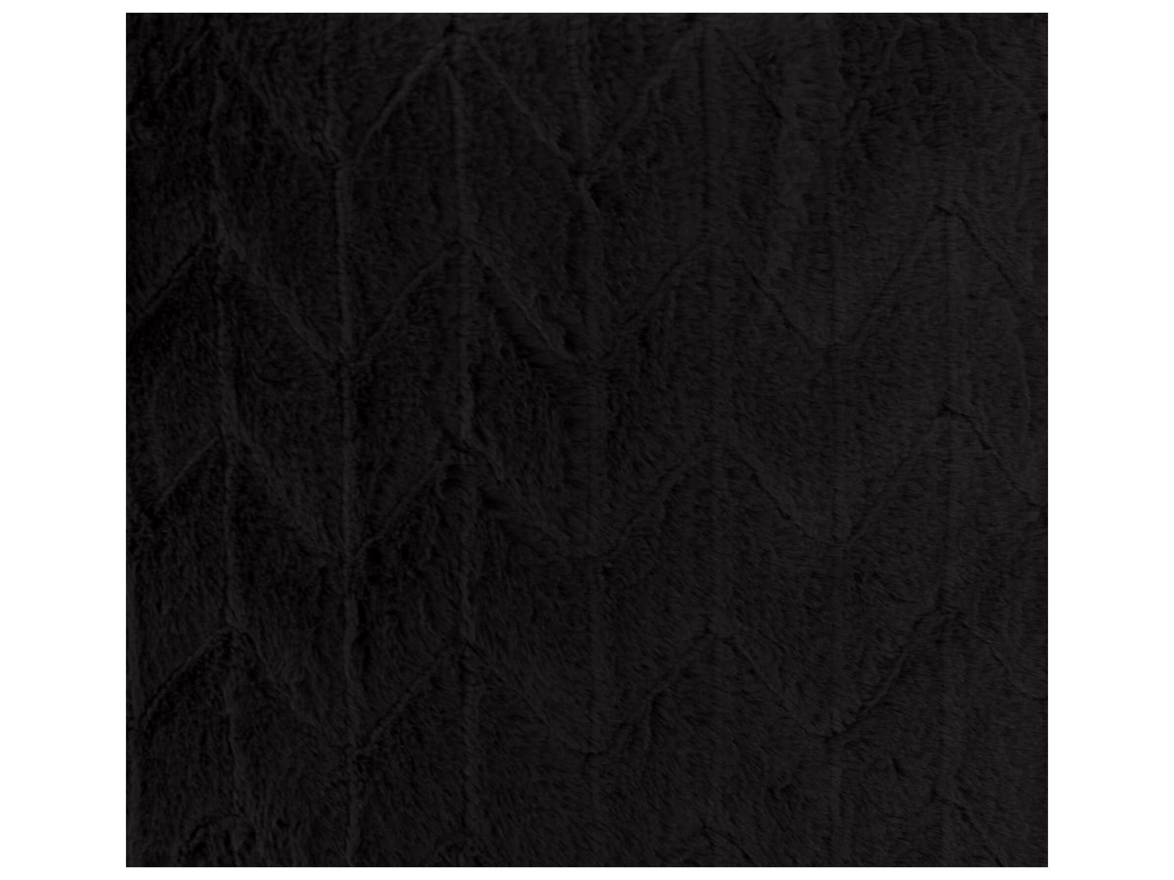 Howard Elliott Faux Fur Angora Ebony 20" x 20" Pillow