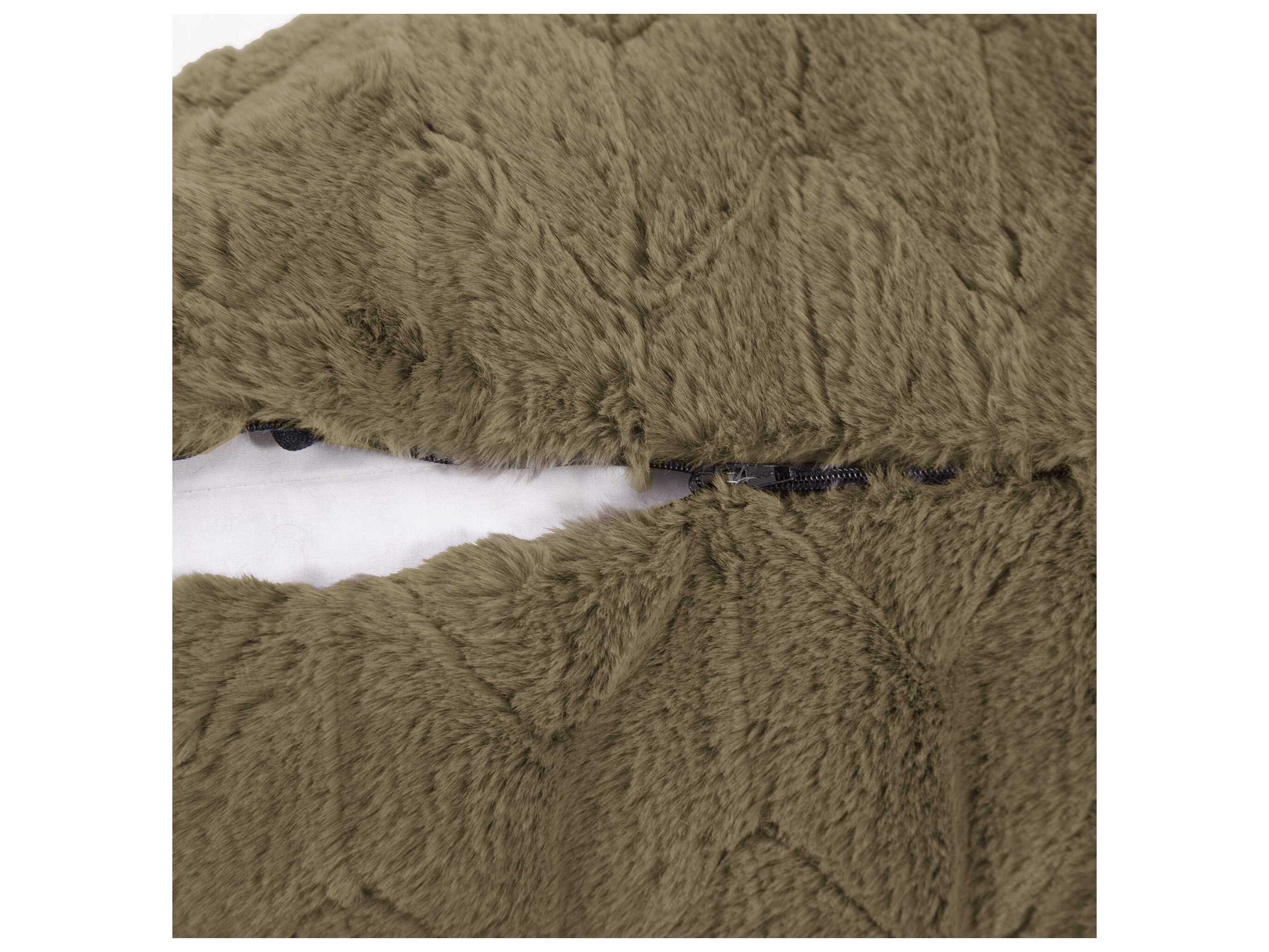 Howard Elliott Faux Fur Angora Moss 20" x 20" Pillow