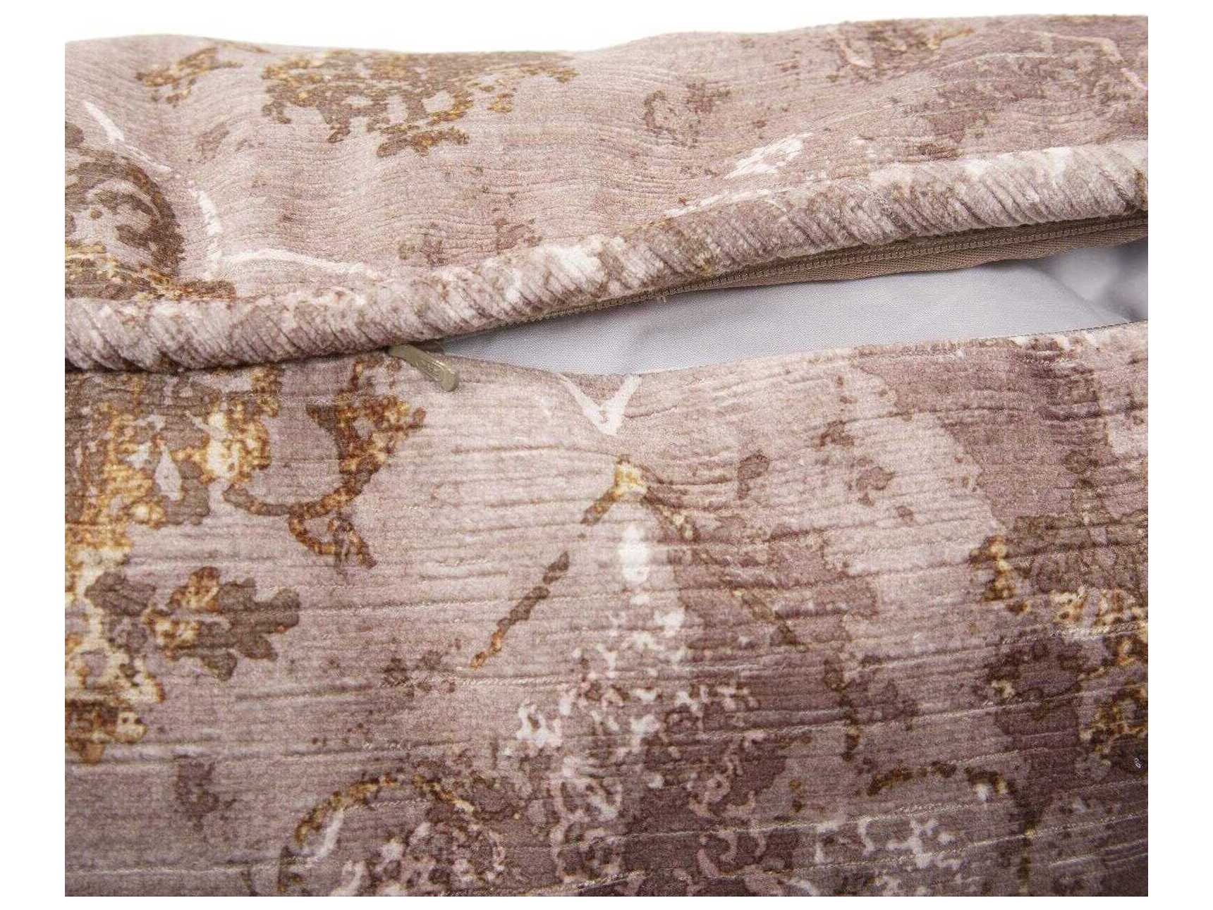 Howard Elliott Baroque Taupe Pillow