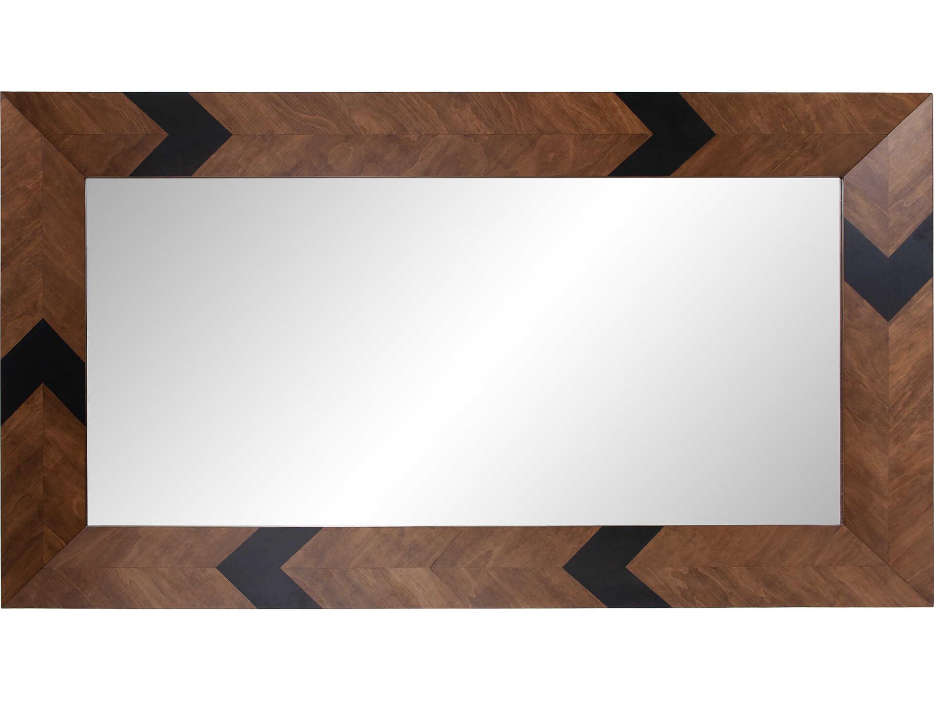 Howard Elliott Sierra Natural Wood Rectangular Wall Mirror
